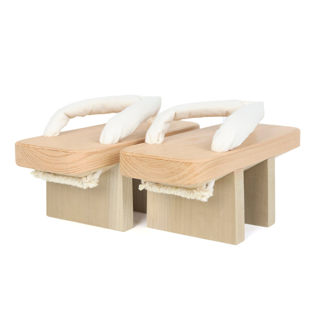 Japanische Sandalen / Weiß