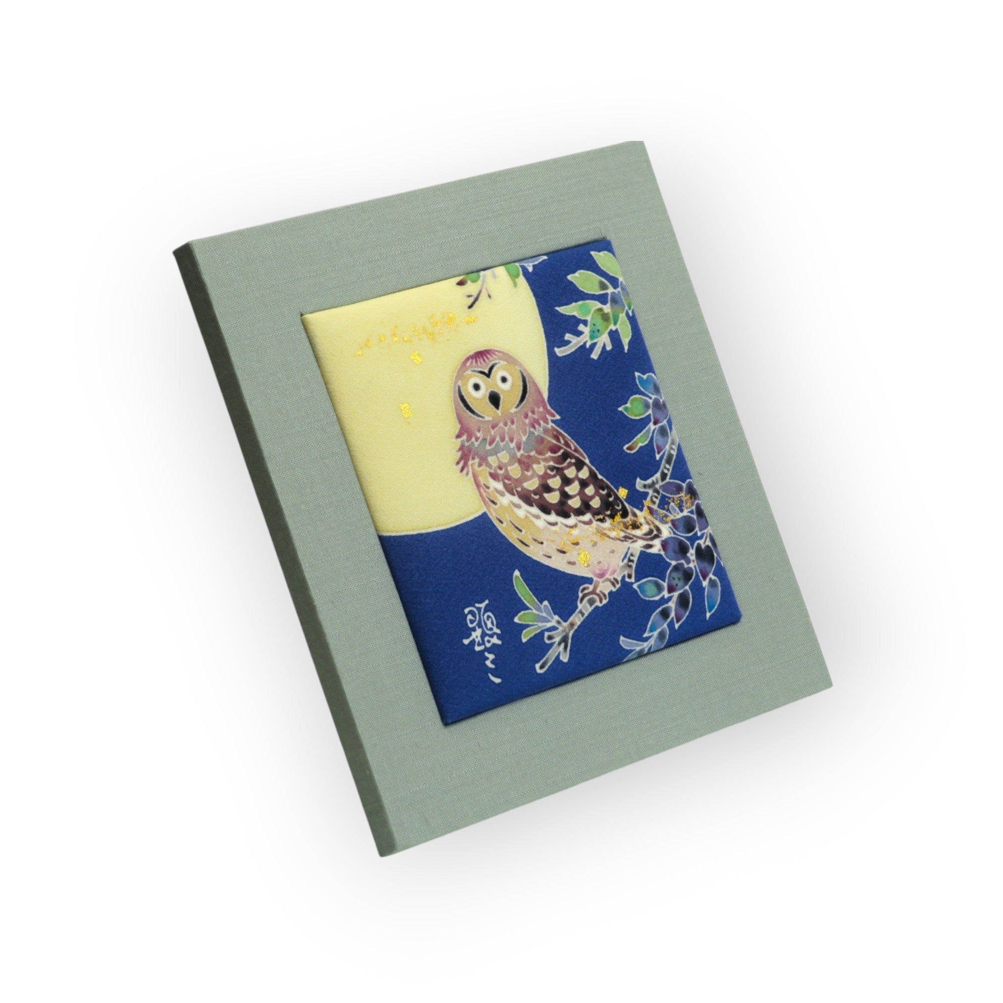Kaga Yuzen Panel / Owl