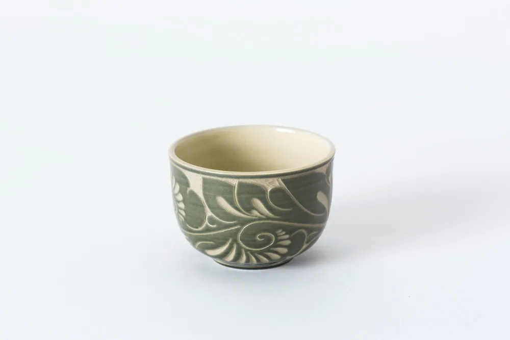 Bowl / Arabesque / Green / Yachimun