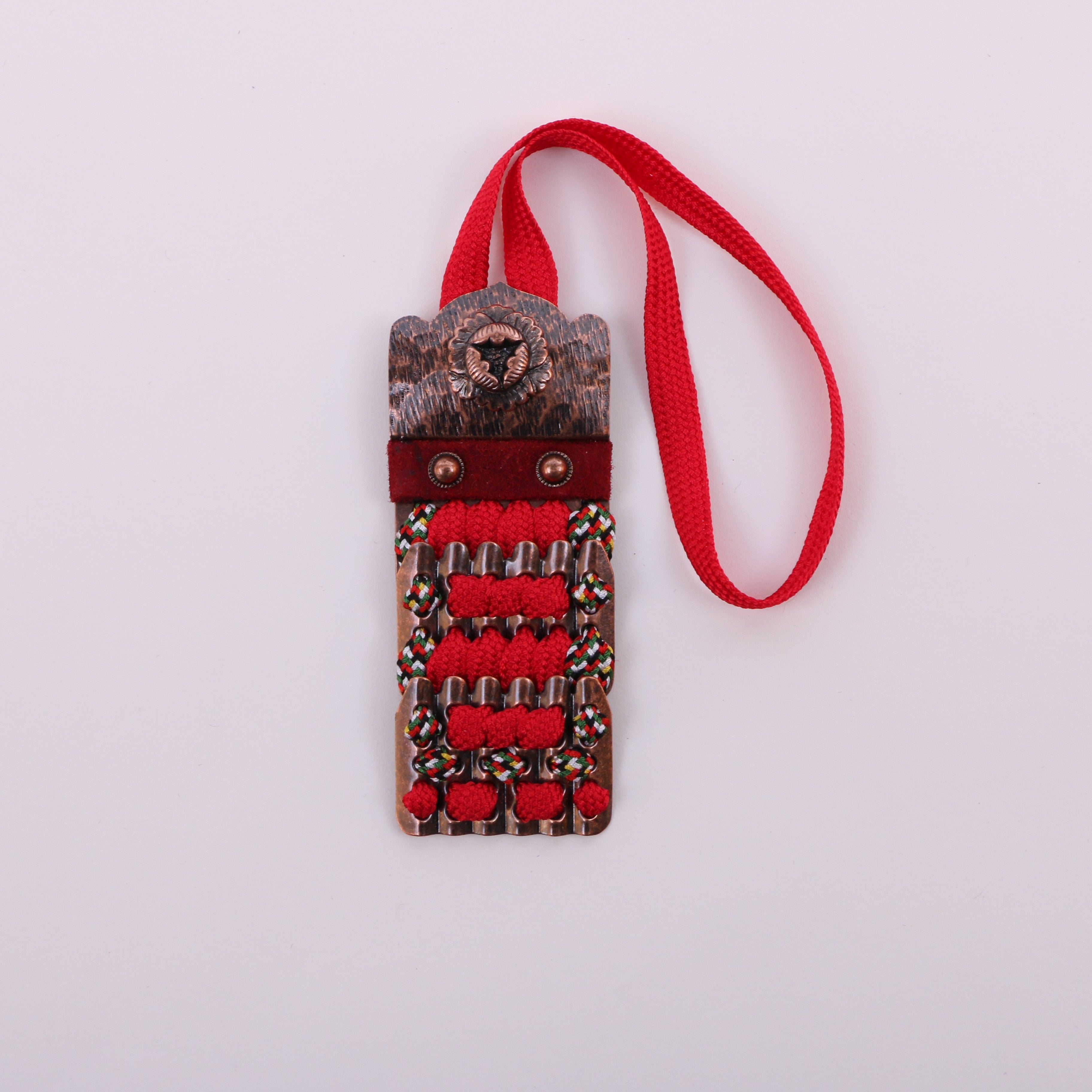 Accessorio armatura Nikitama mini / antico colore di rame / treccia rossa