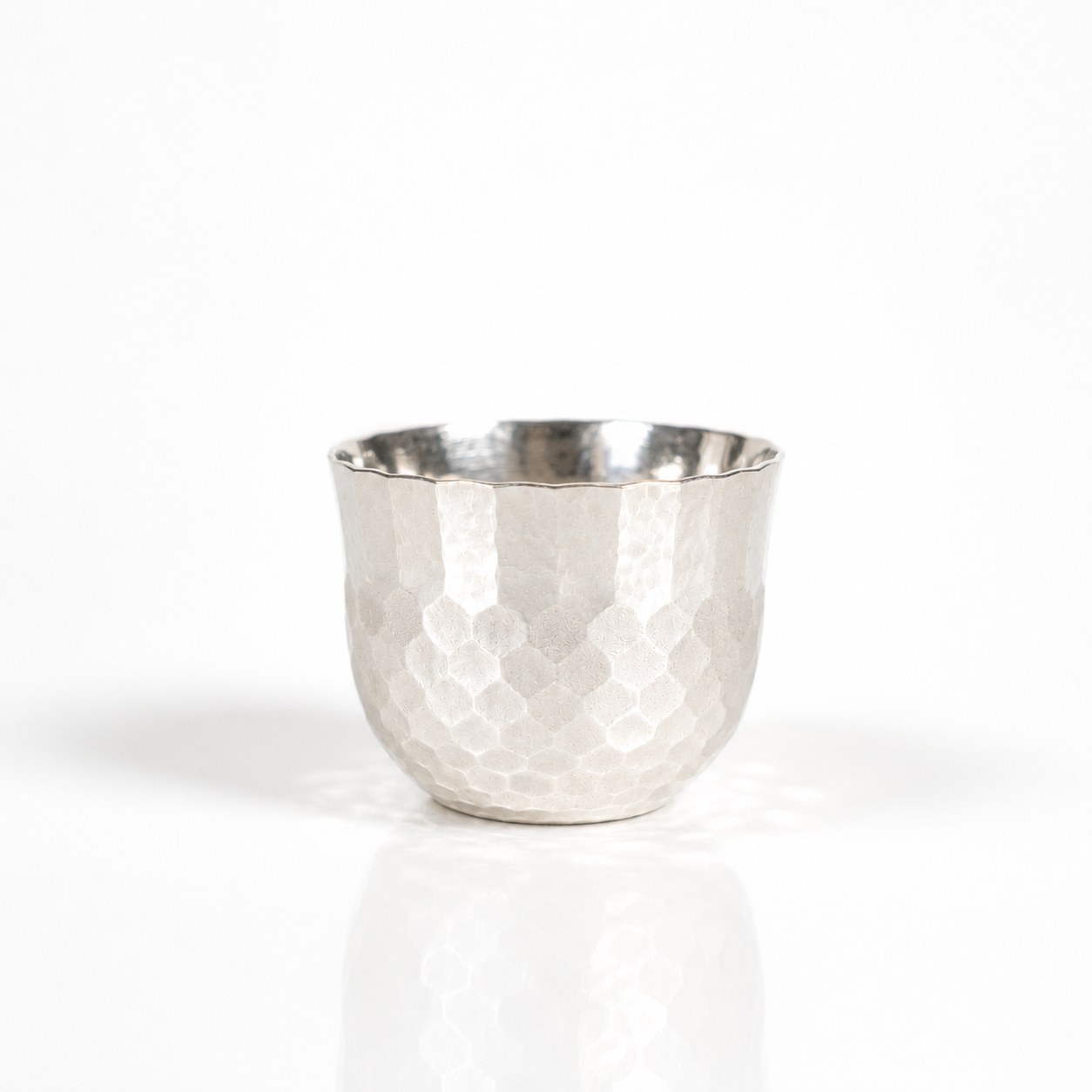 Silver Sake Cup / Transforming Turtle Shell