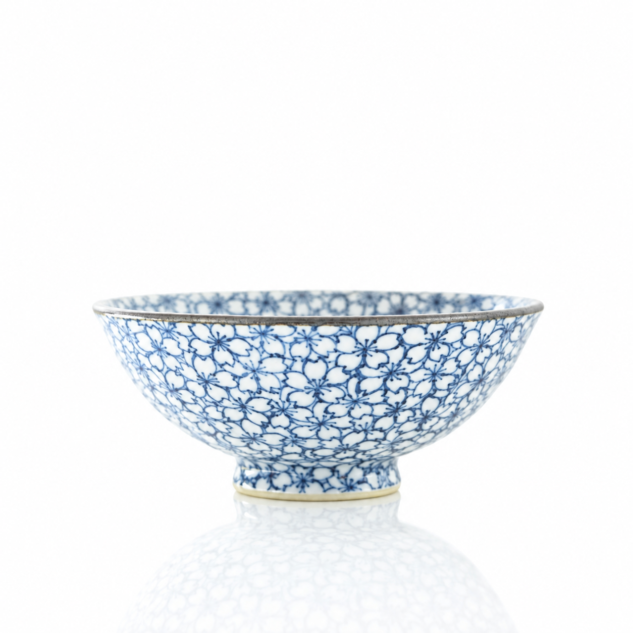 Kyoto Rice Bowl / Blue Cherry Blossom