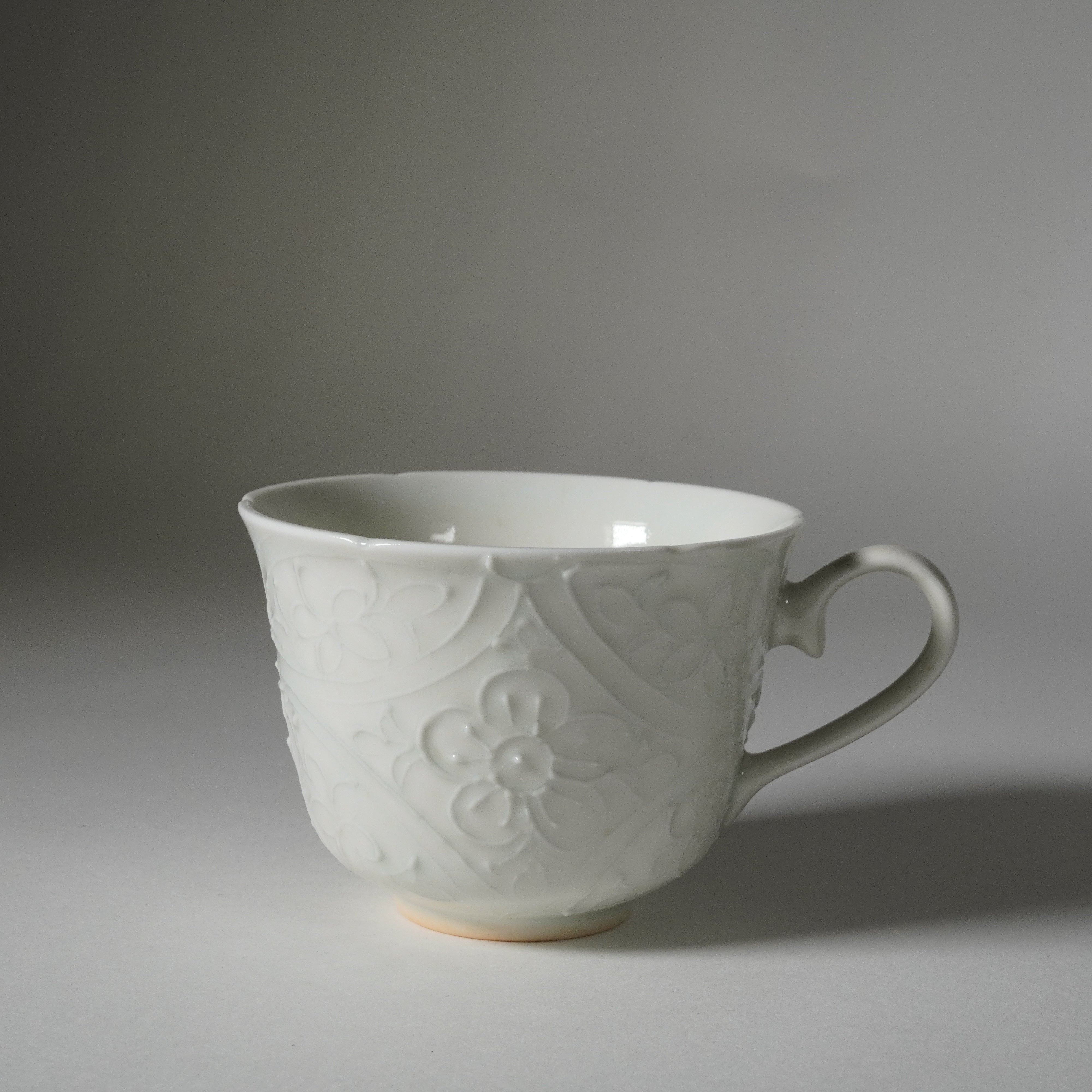 Coffee Cup / Ash Blue / Floral Shippo
