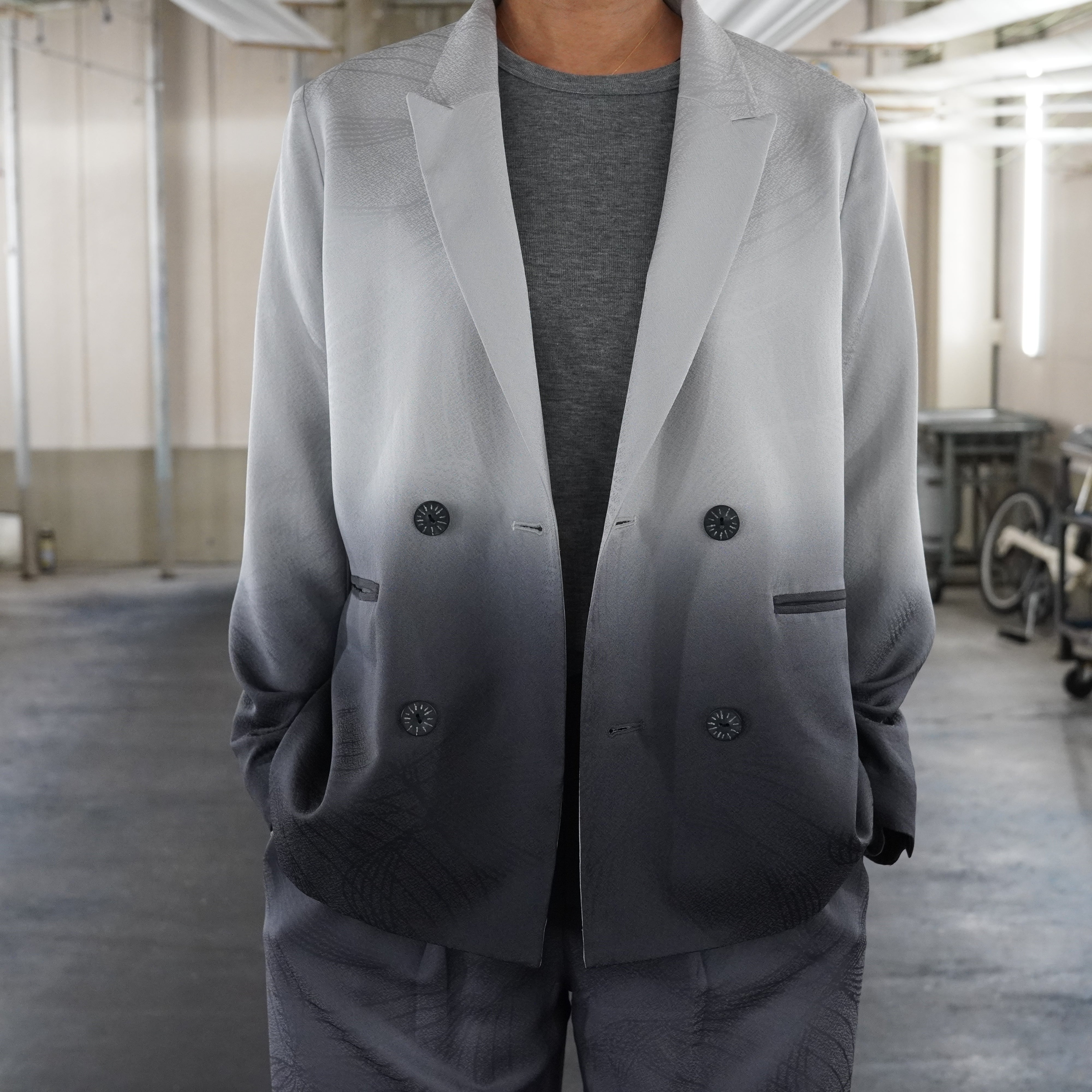 Women's Suit / Kyo-Yuzen Silk / Double-breasted