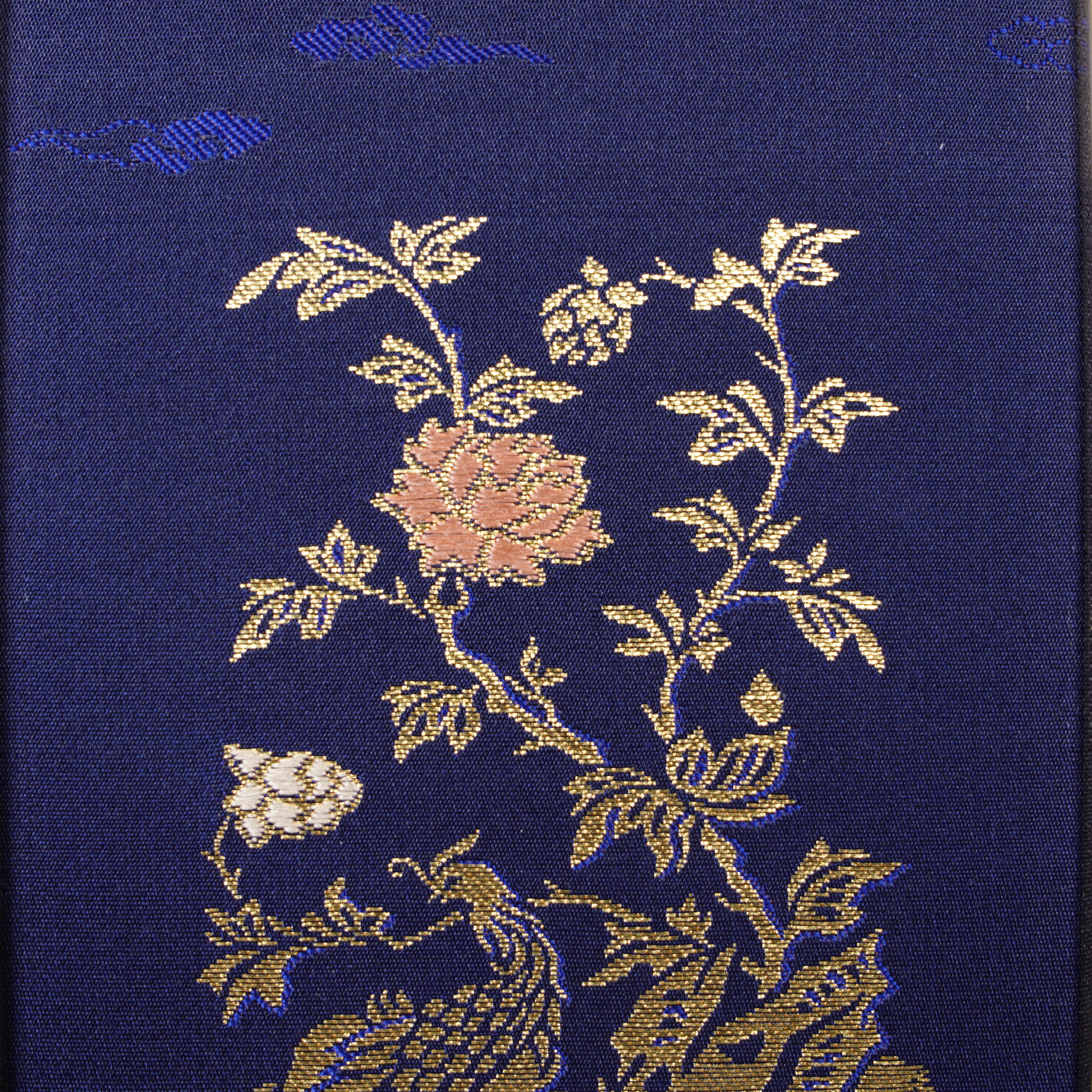 Nishijin Brocade / Art Panel / Peacock und Thunderbolt
