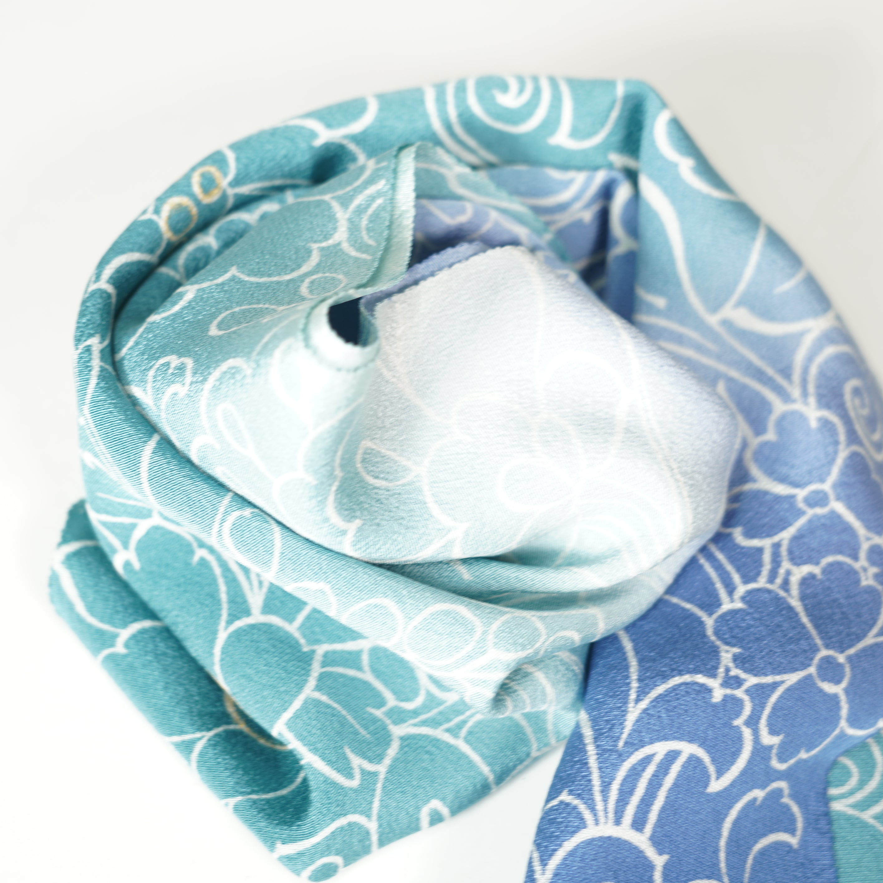Kyo-Yuzen Scarf / Blue