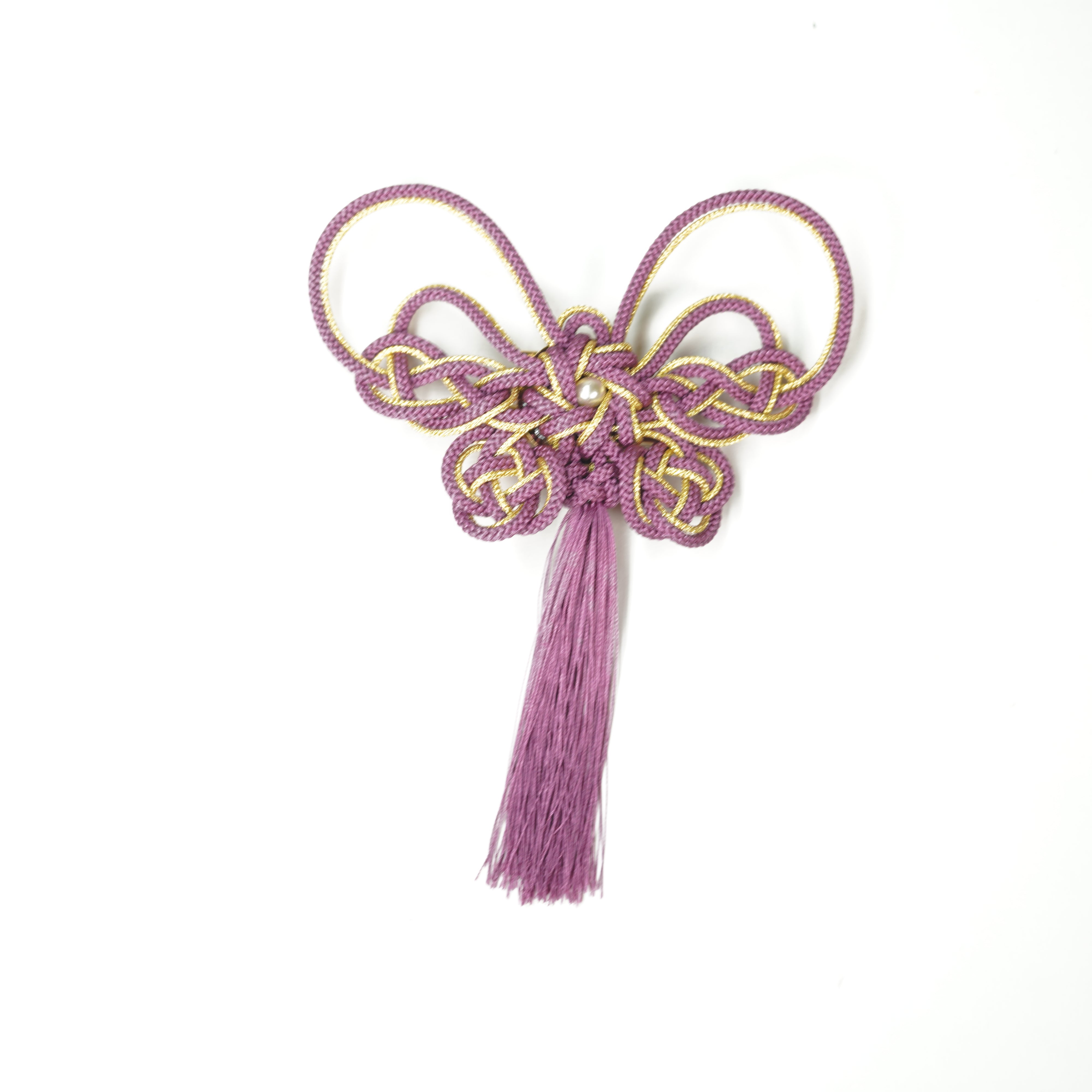 Ornement de cheveux de papillon / violet