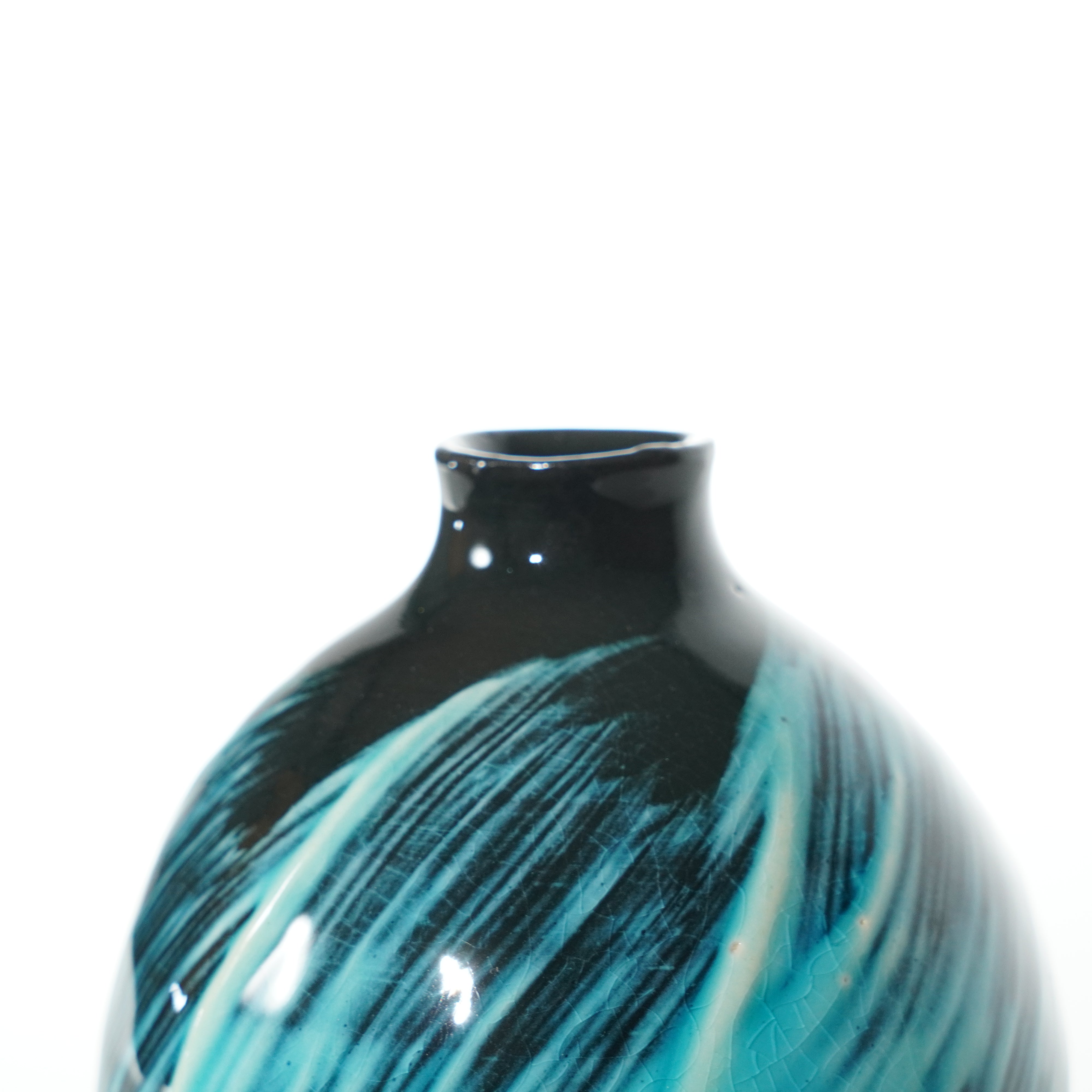 Single-Flower Vase / Blue Glaze / No.1