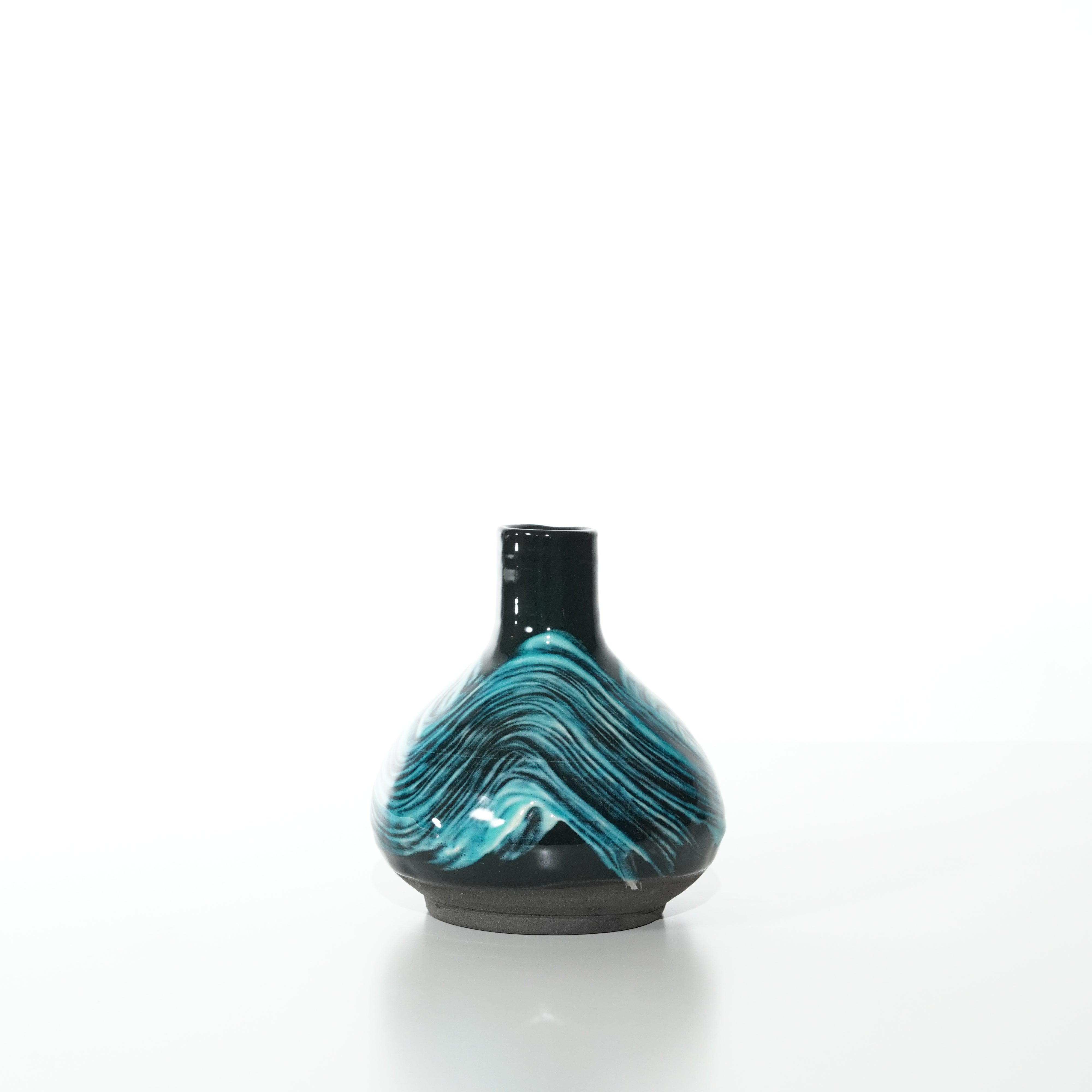 Single-Flower Vase / Blue Glaze / No.2