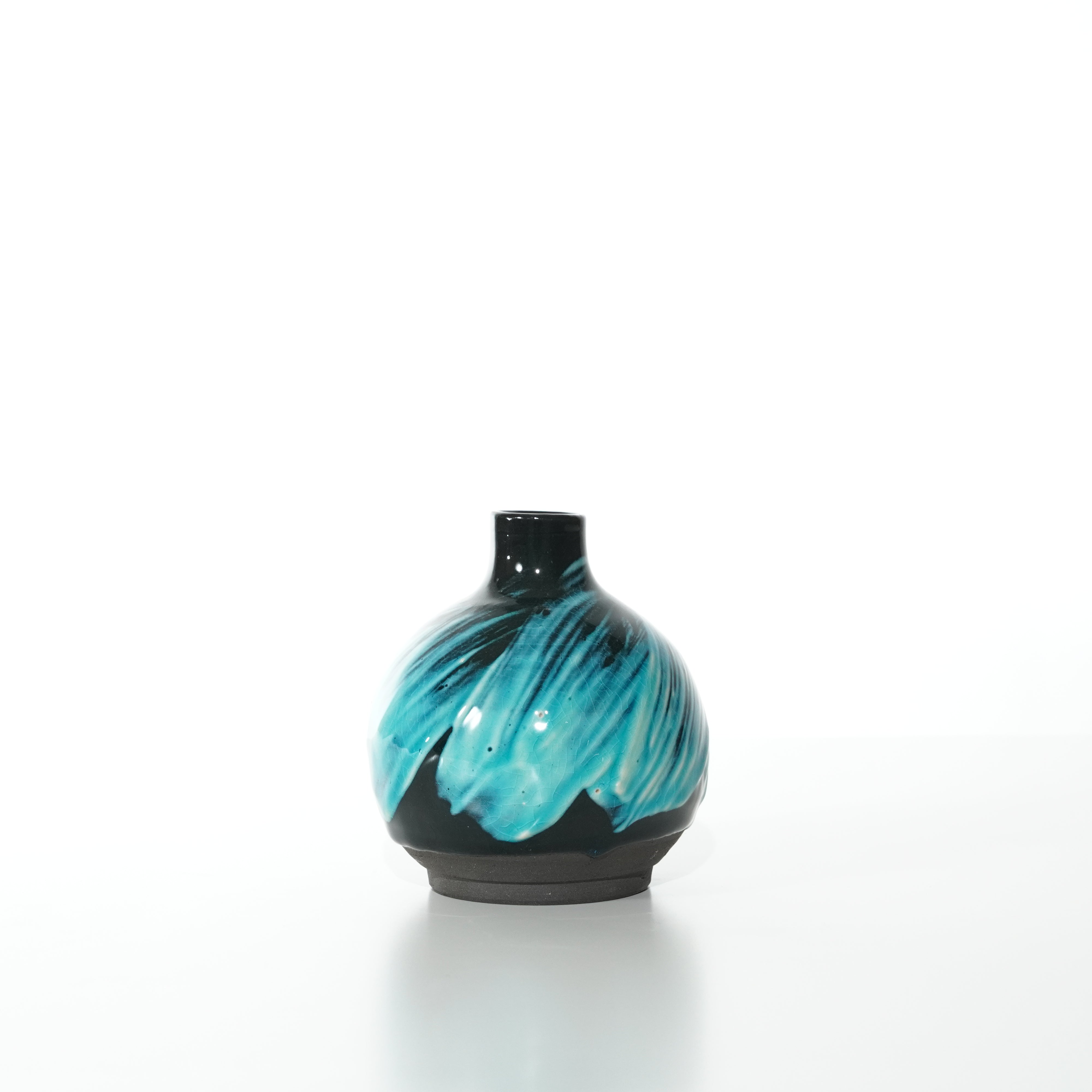 Single-Flower Vase / Blue Glaze / No.4