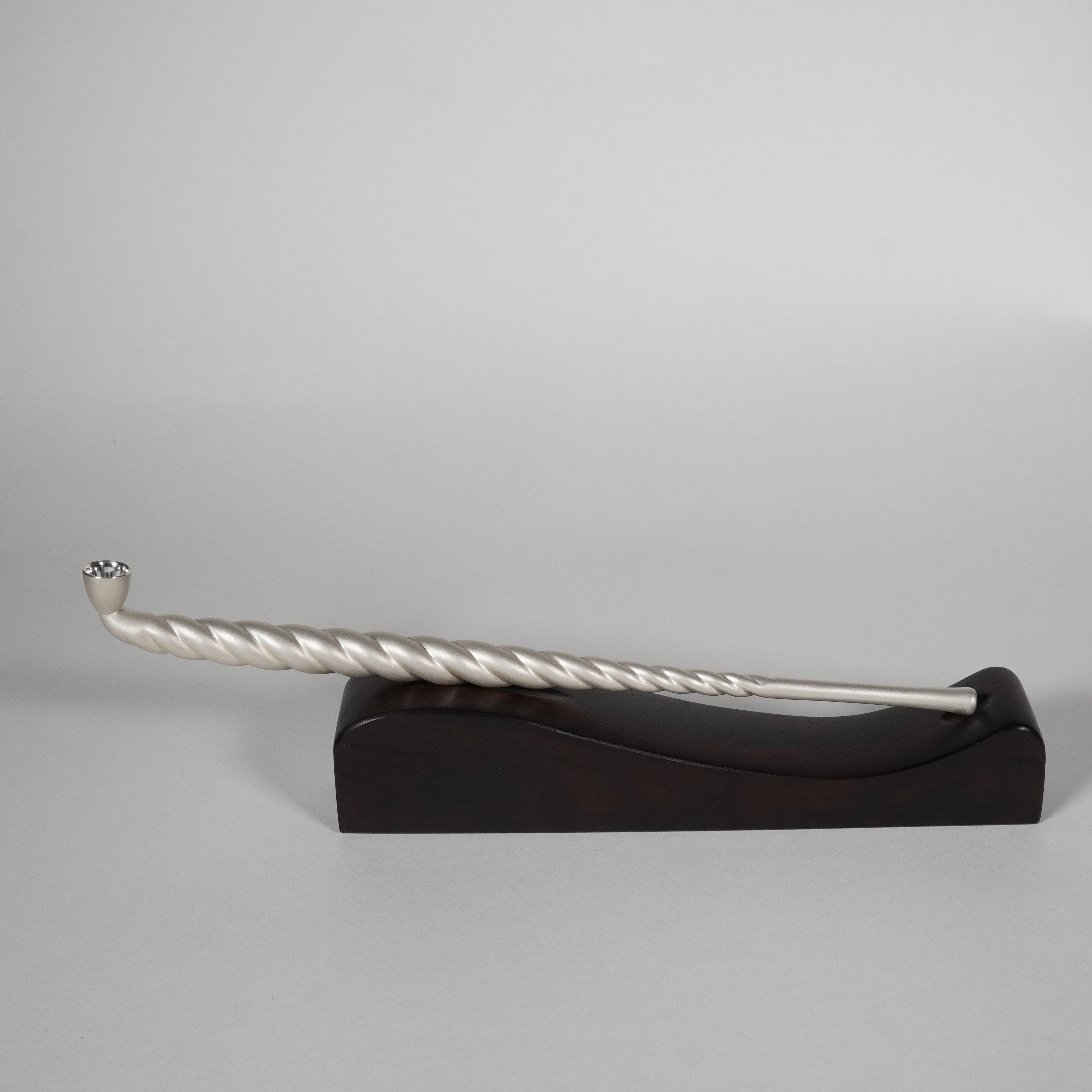 Twisted Kiseru Smoking Pipe / Mokume-Gane