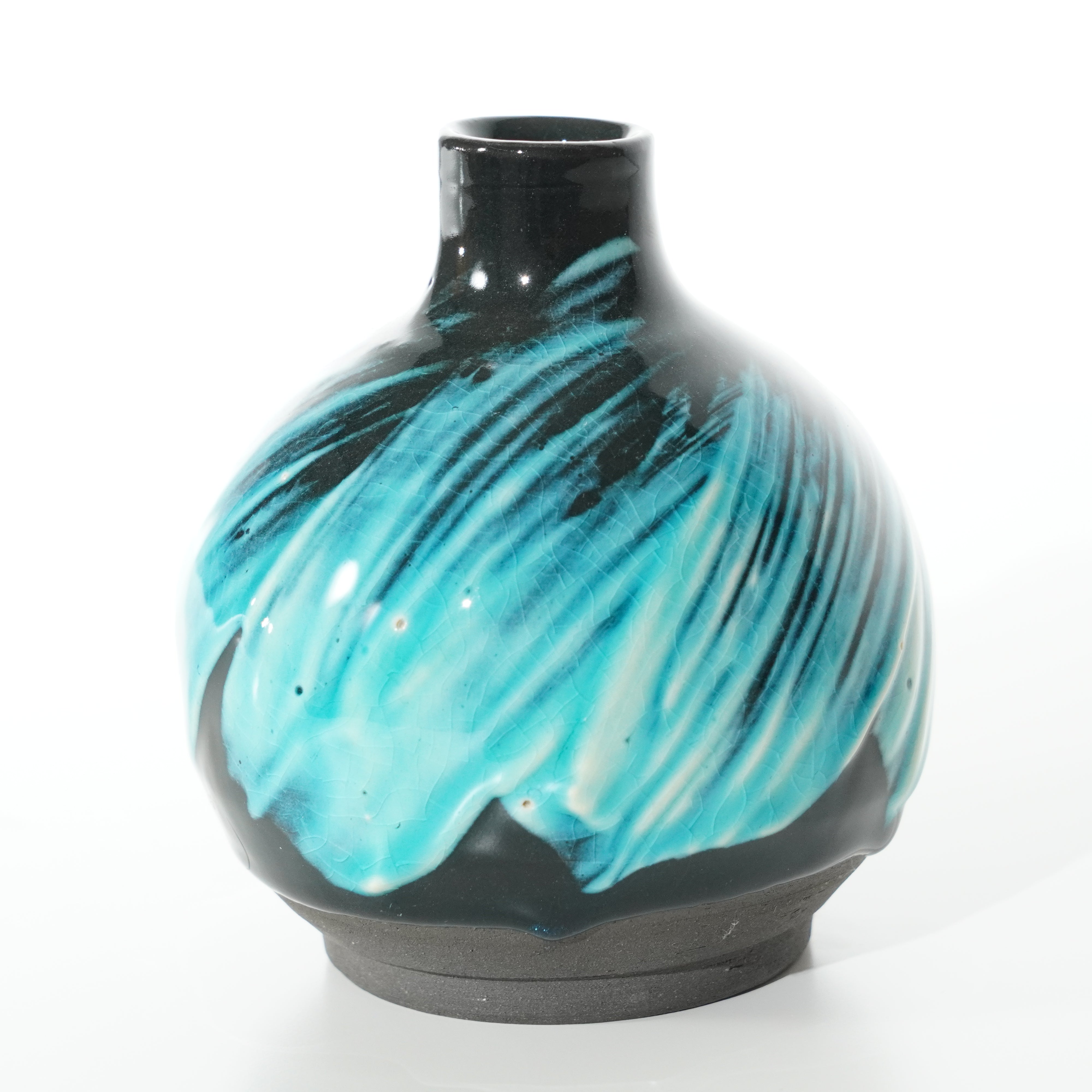 Single-Flower Vase / Blue Glaze / No.4