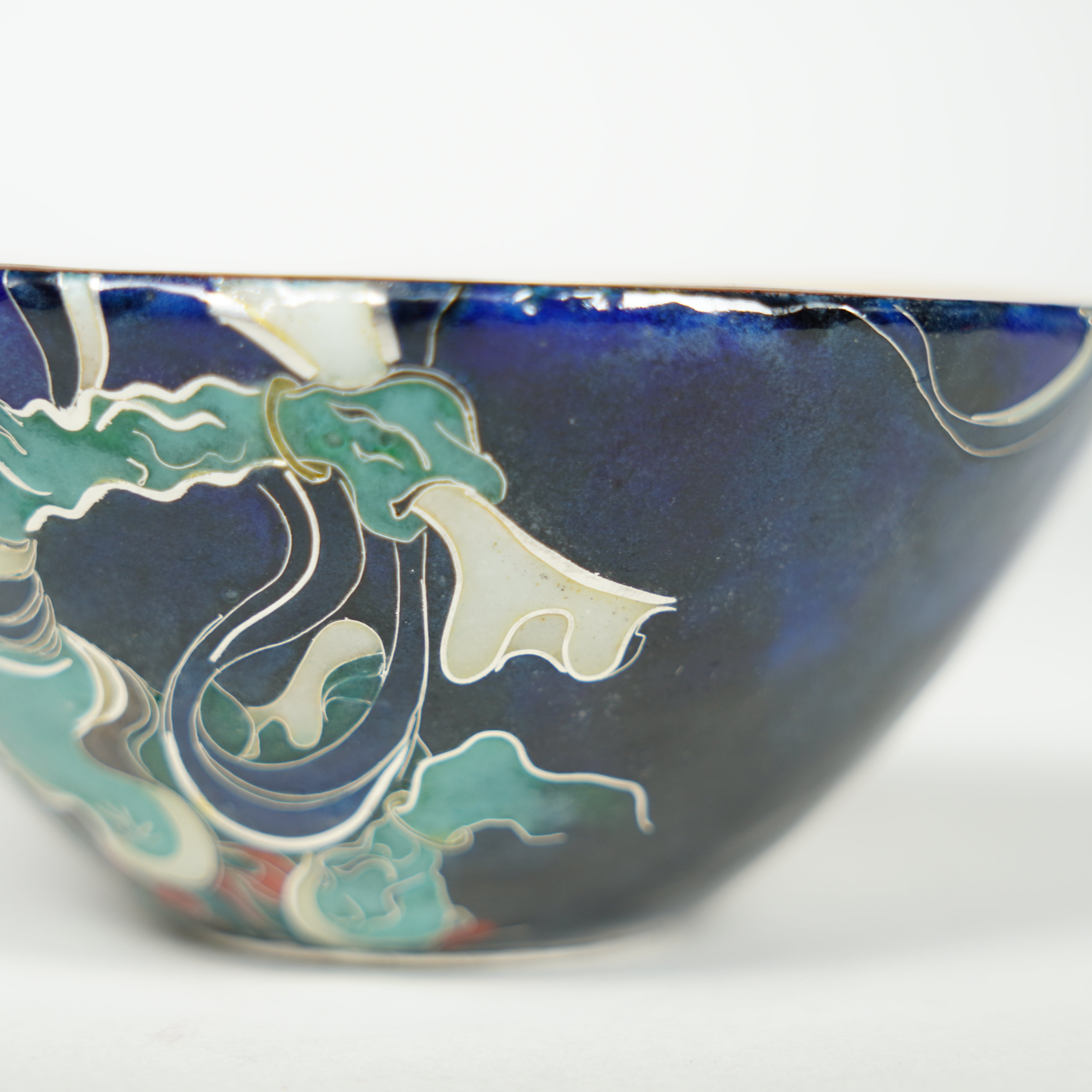 Kyoto Cloisonne / Guinomi / Wind God and Thunder God