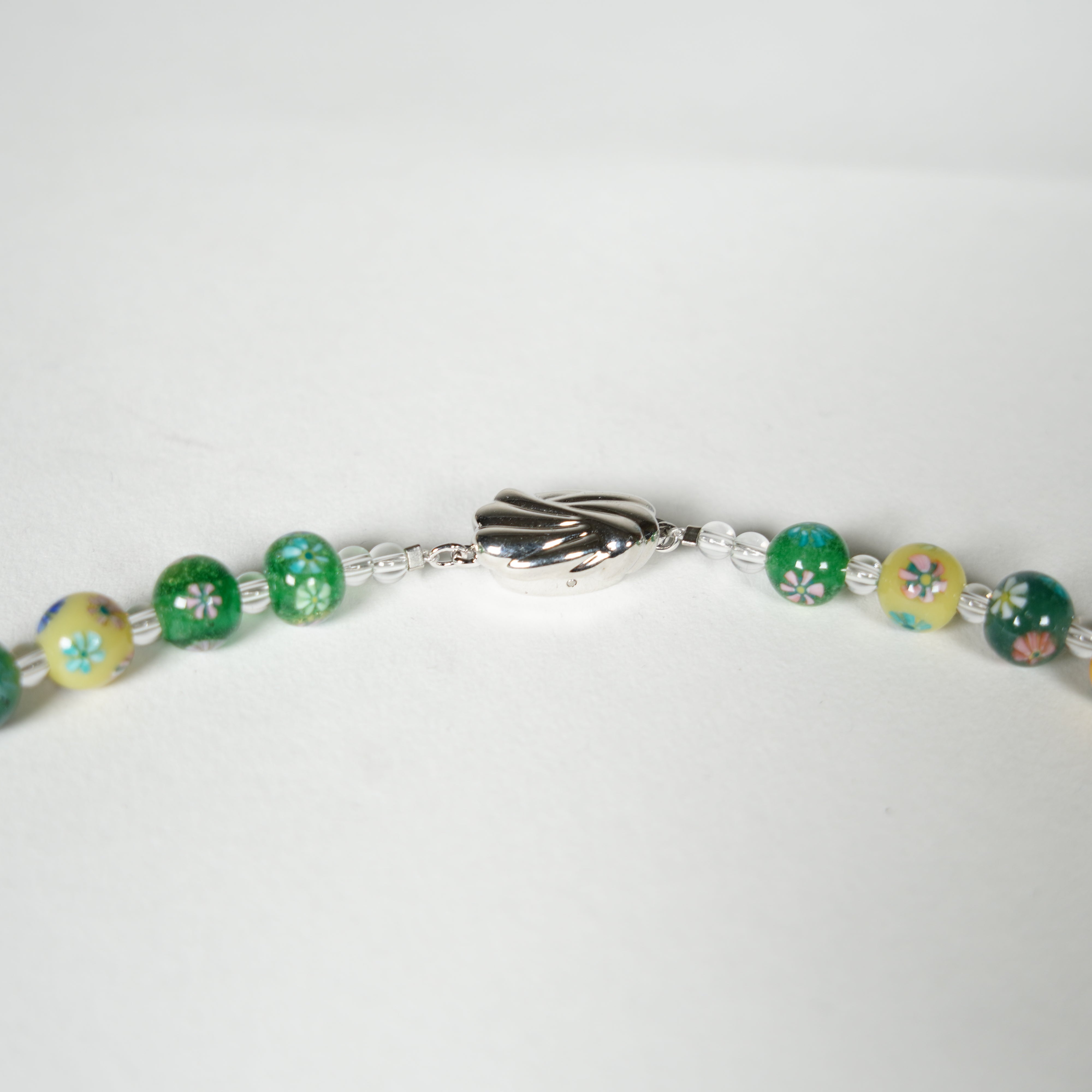 Glasperlen Neckalce / Grün