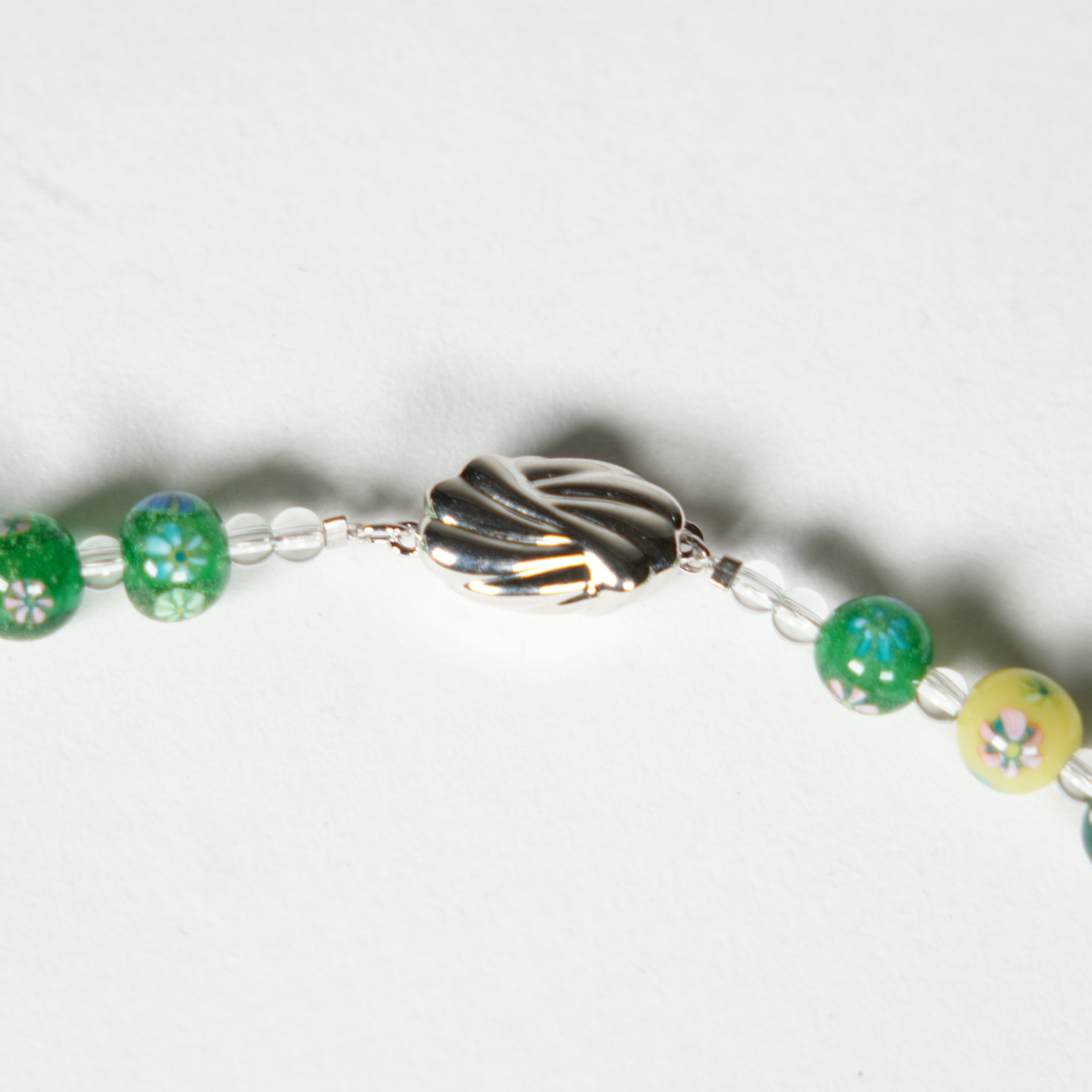 Glasperlen Neckalce / Grün