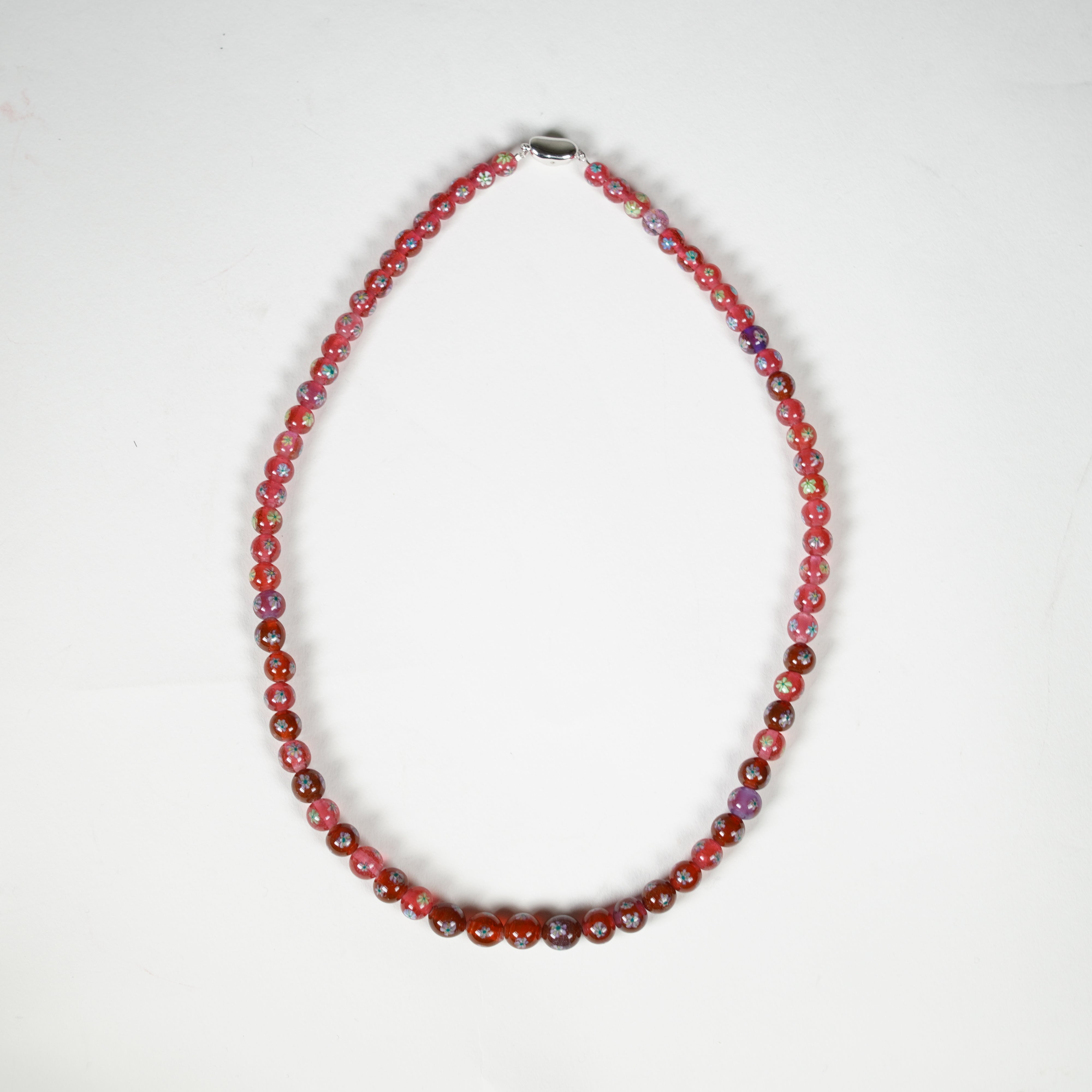 Glass Beads Neckalce / Red – Suigenkyo Online Store