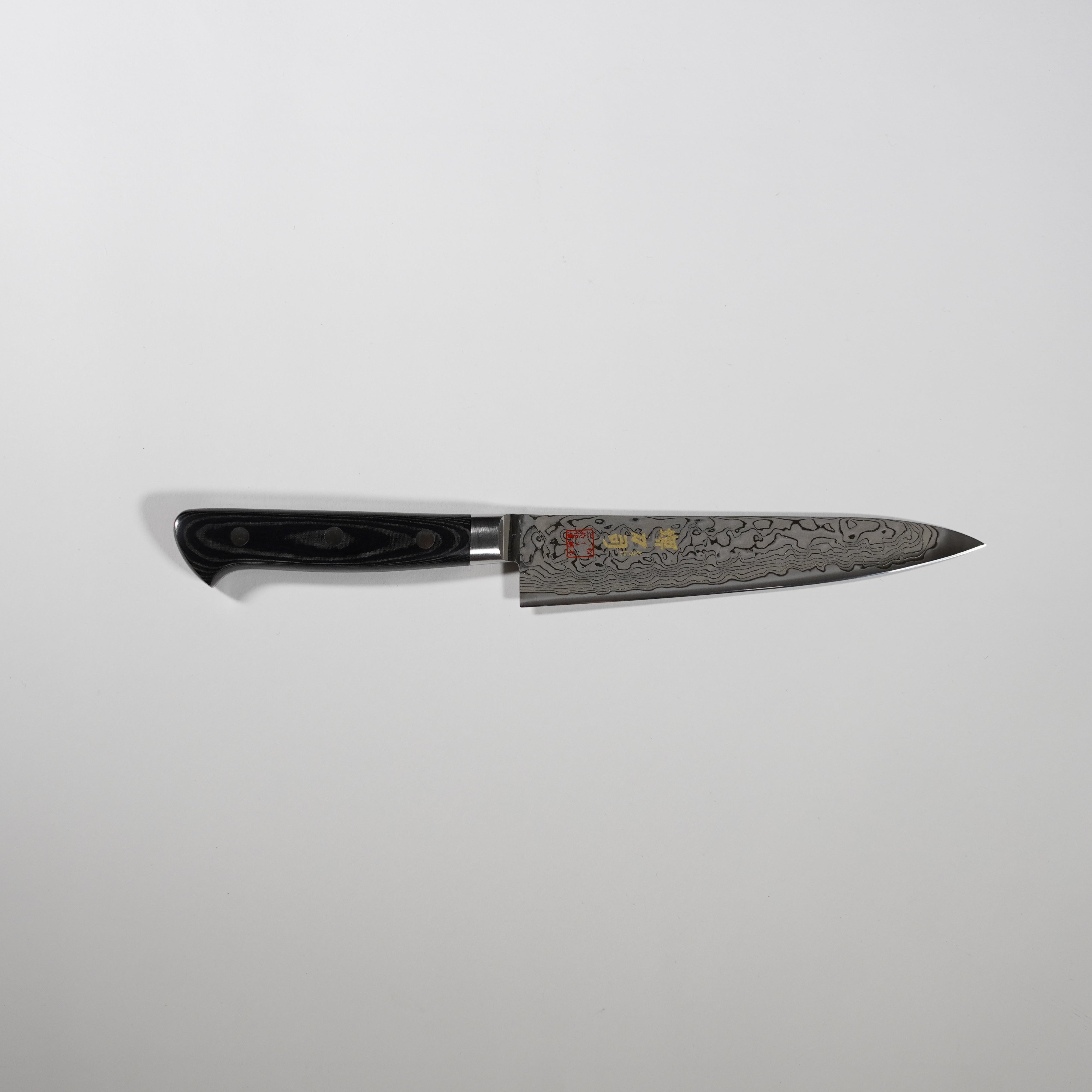 Damas en acier à grande vitesse en poudre / Santoku / 170 mm