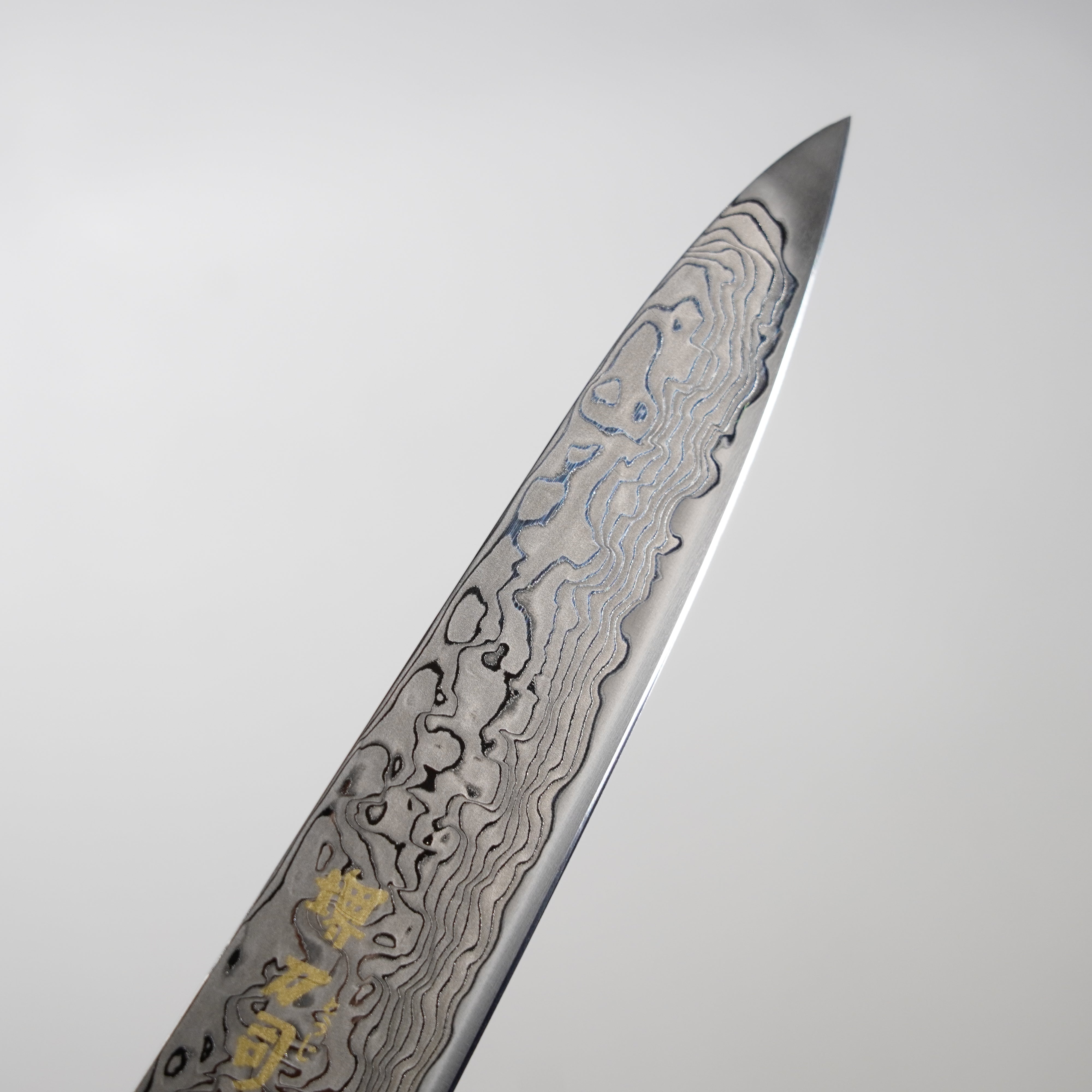 Acciaio ad alta velocità in polvere Damasco / Santoku / 170mm
