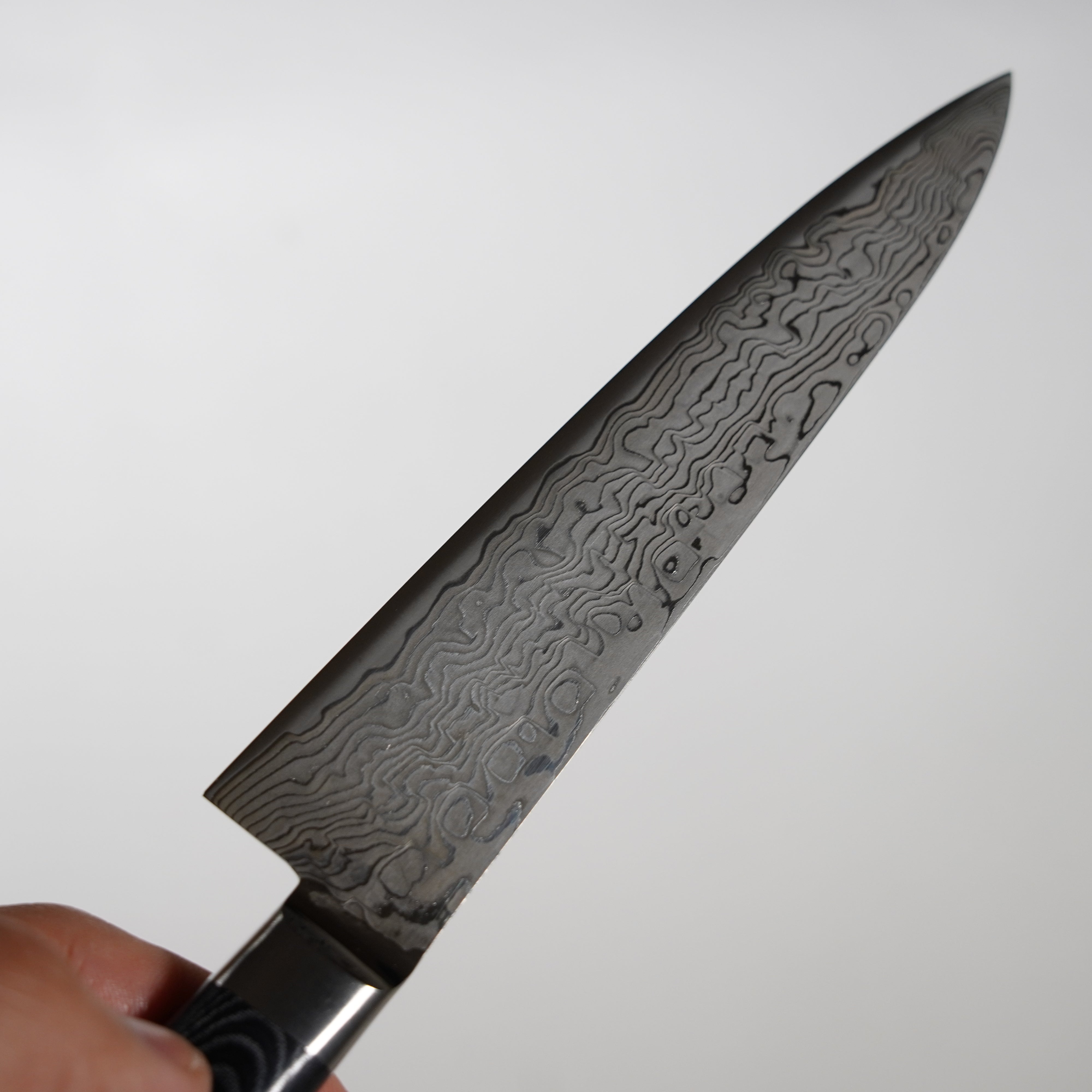 Acciaio ad alta velocità in polvere Damasco / Santoku / 170mm