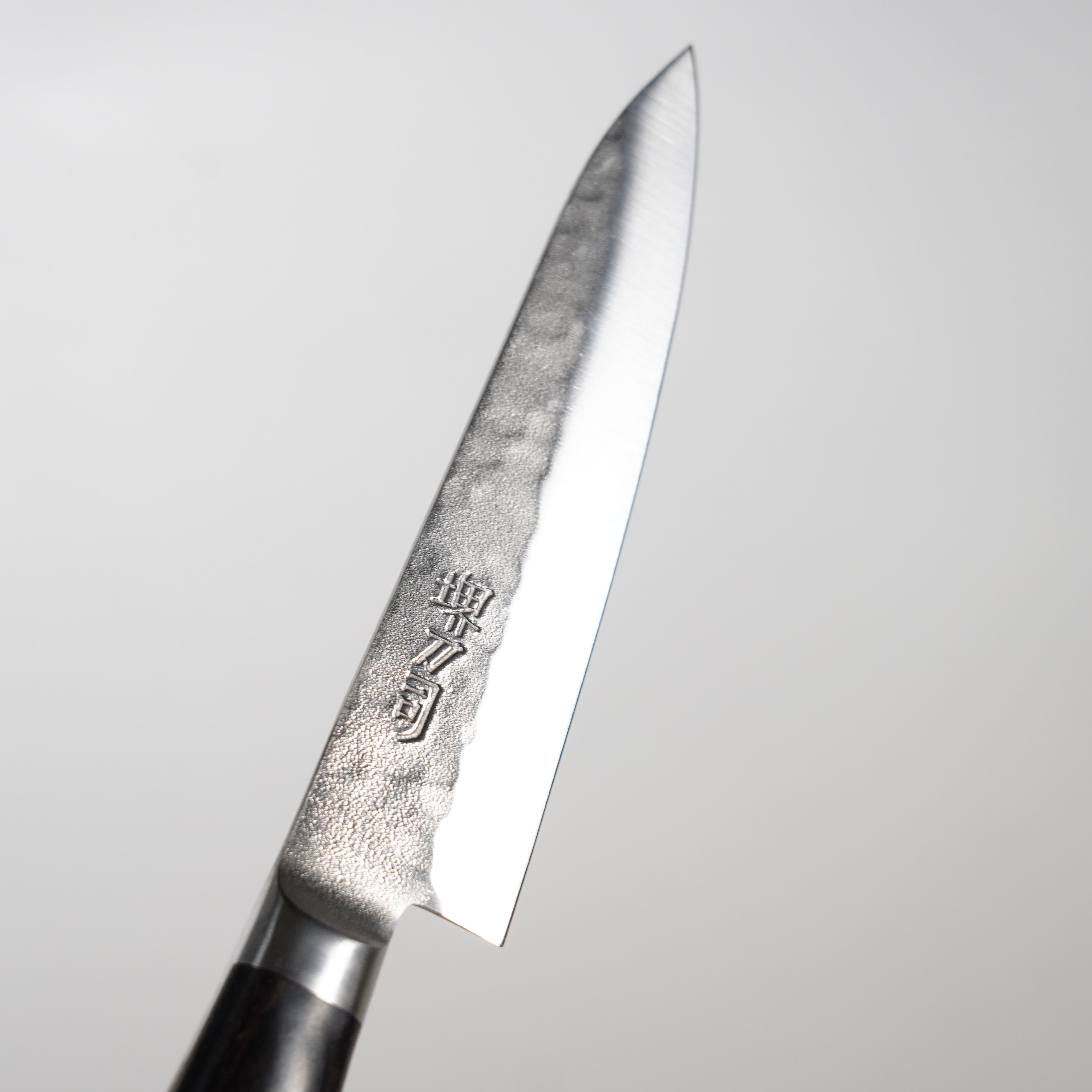 Acero azul de acero inoxidable / cuchillo mezquino / 120 mm