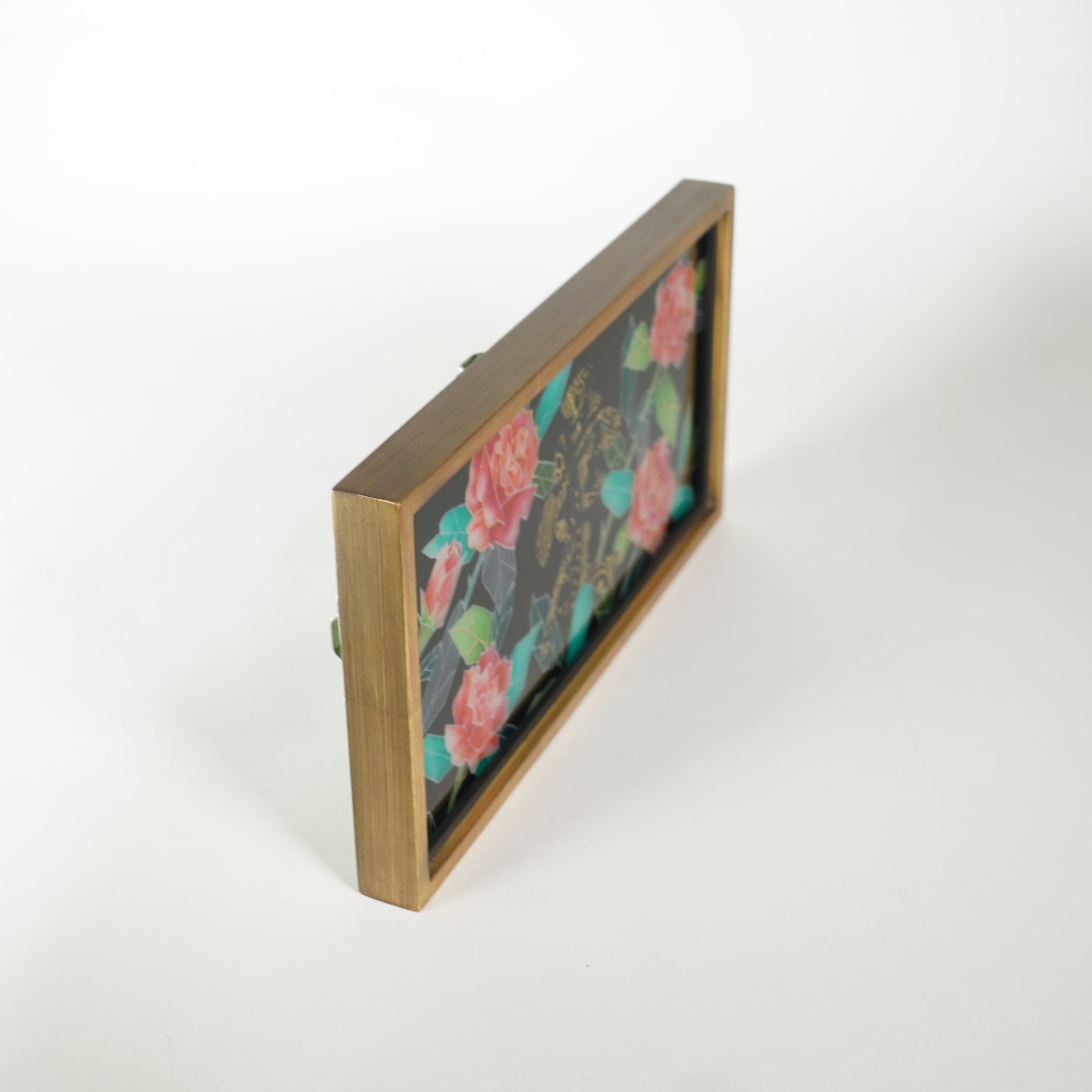 Art Panel / Hand-dyed Silk / "Ai" (Love)