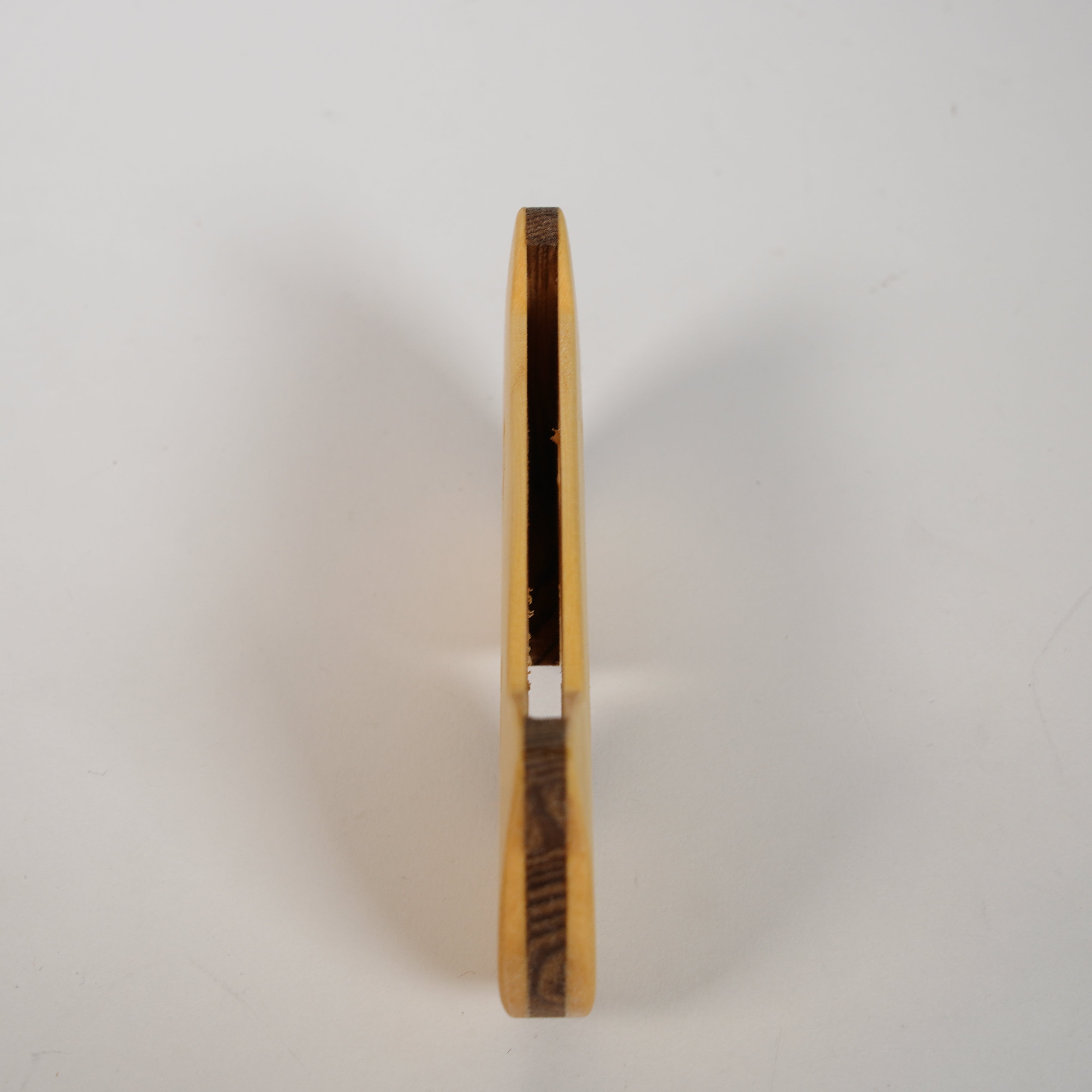 Cat-shaped Card Case / Handcrafted Paulownia Wood No.2