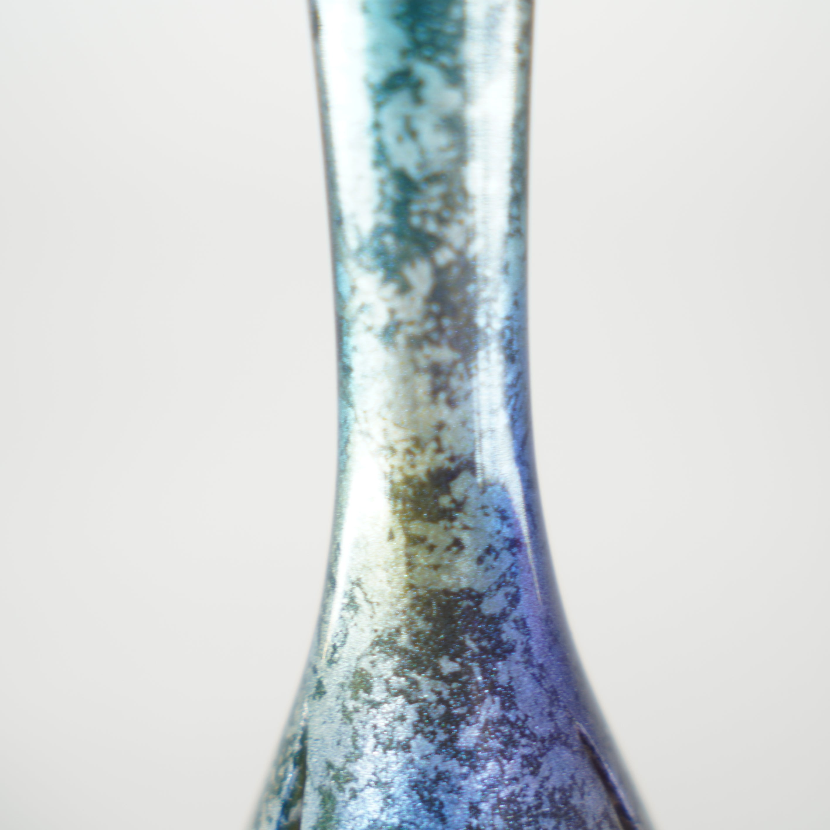 蜡铸花瓶 /蓝色