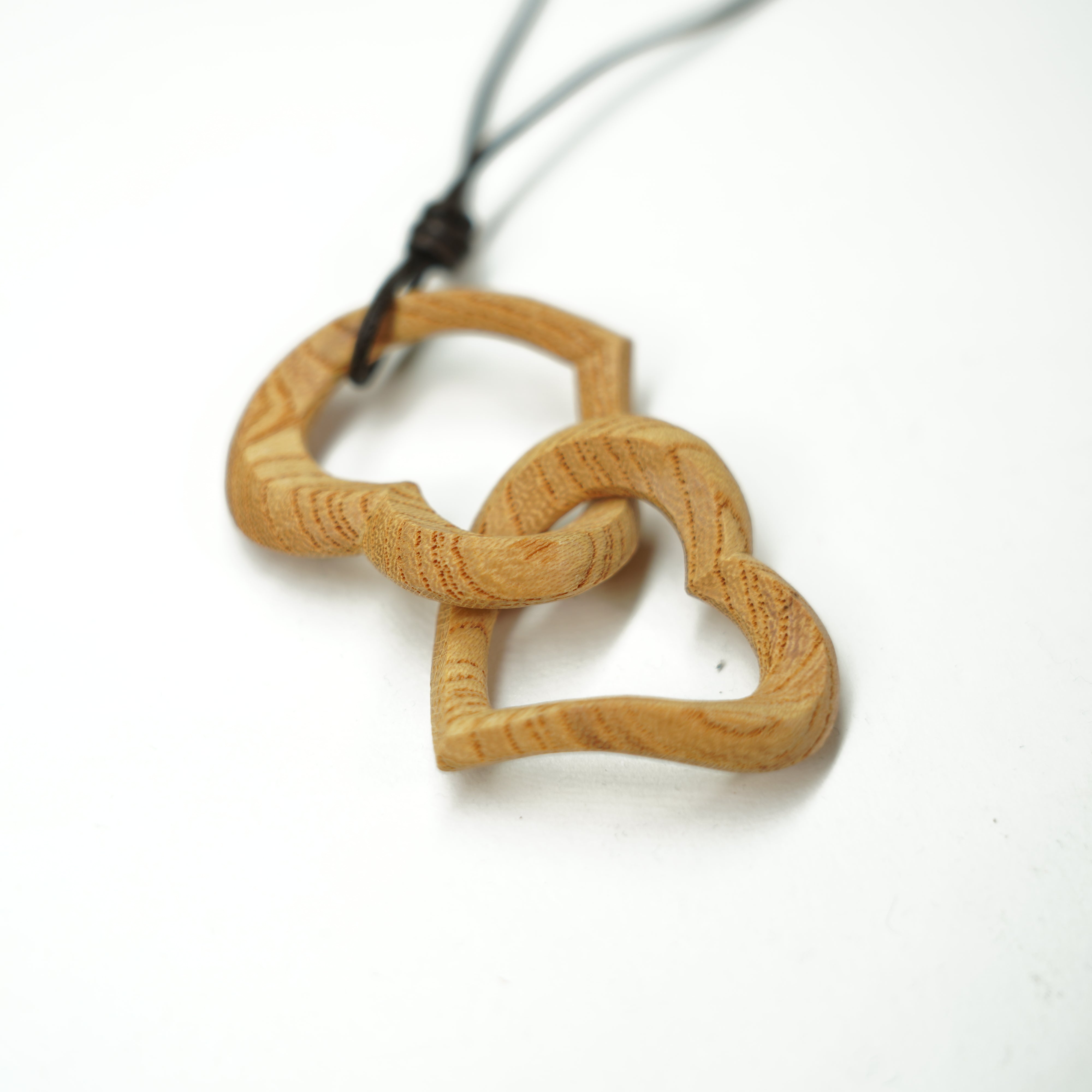 Necklace / Double Heart / Horizontal