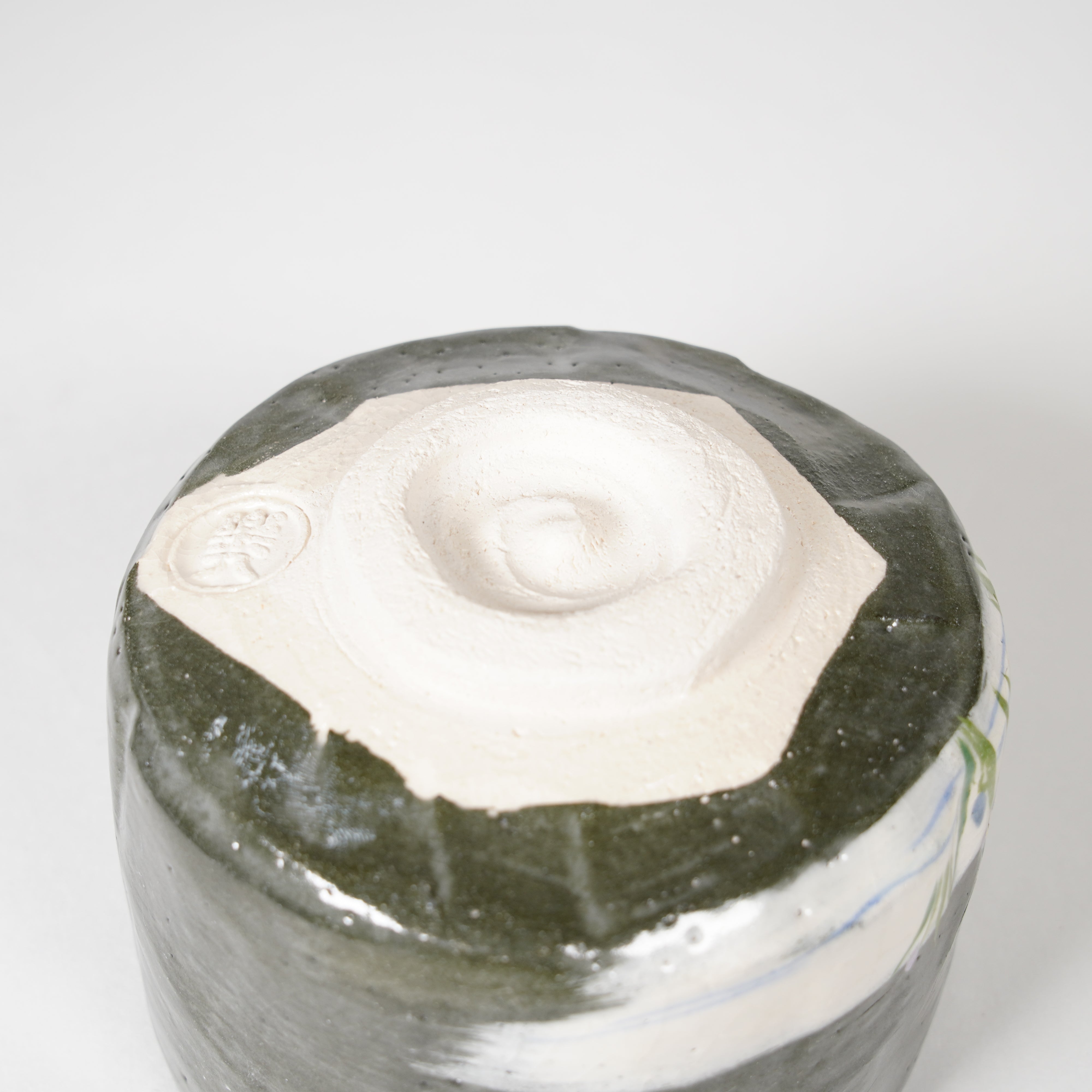 Raku -Keramik / Teeschale / Iris