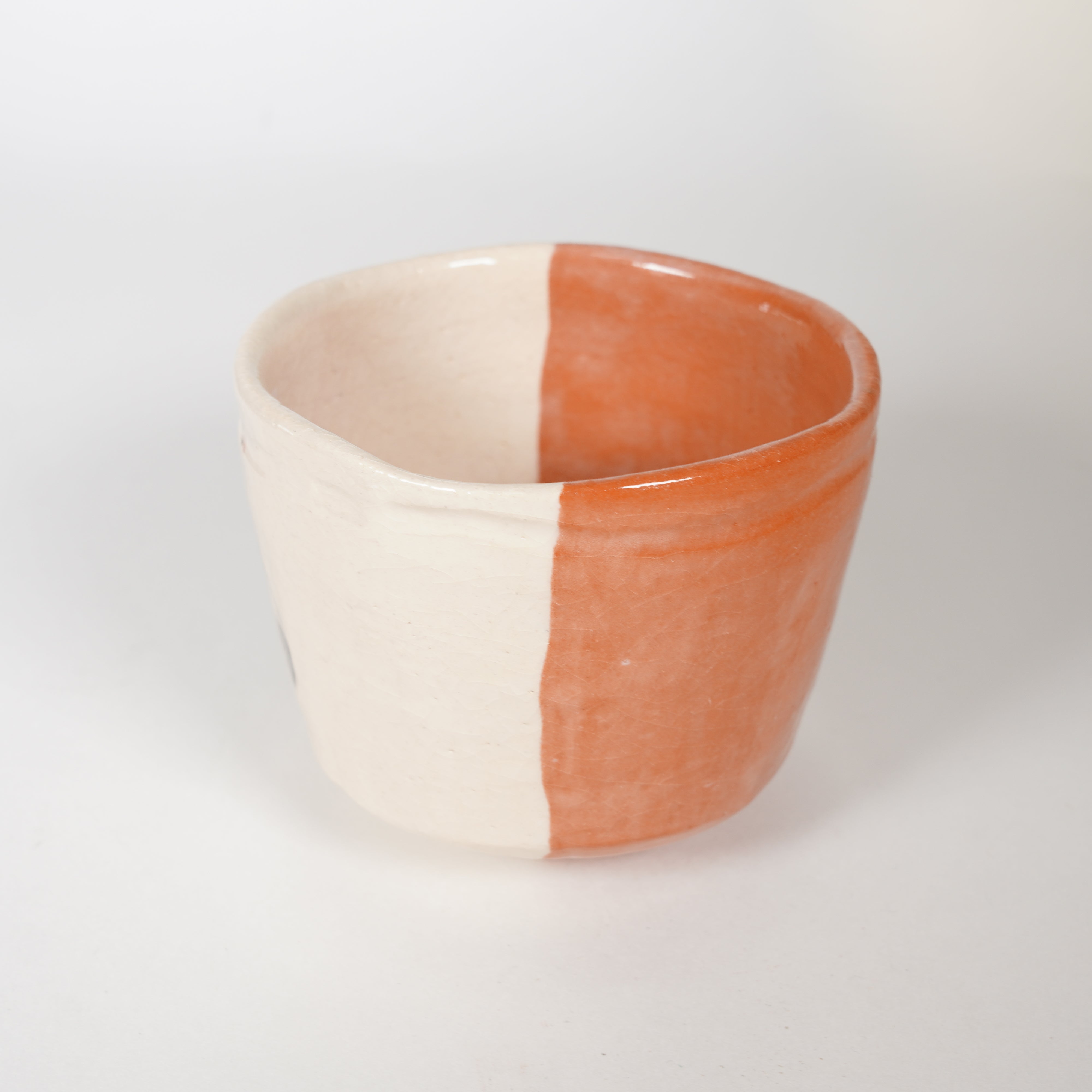 Cerámica raku / tazón / grúa