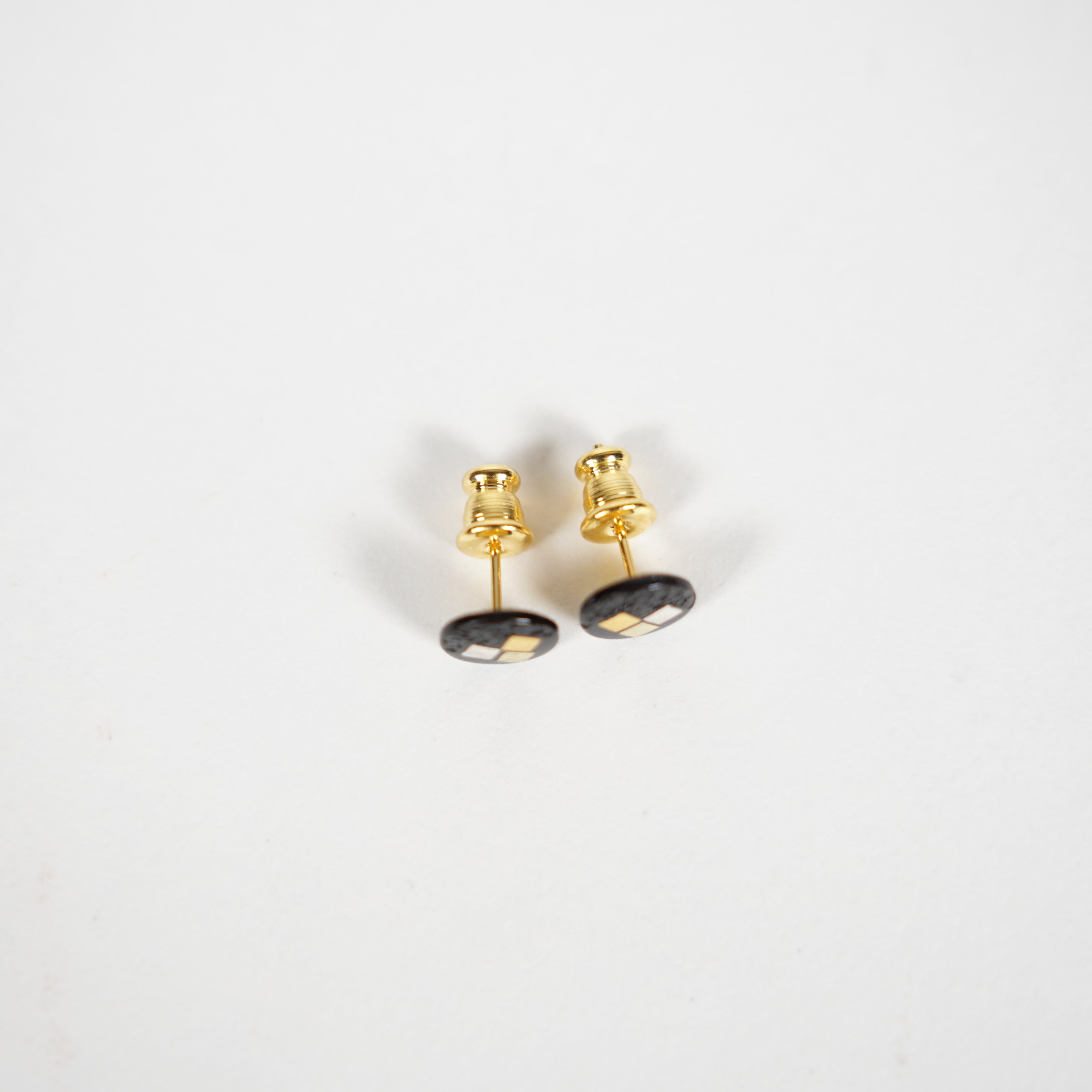 Kyoto Damascening / Earings / Check Pattern