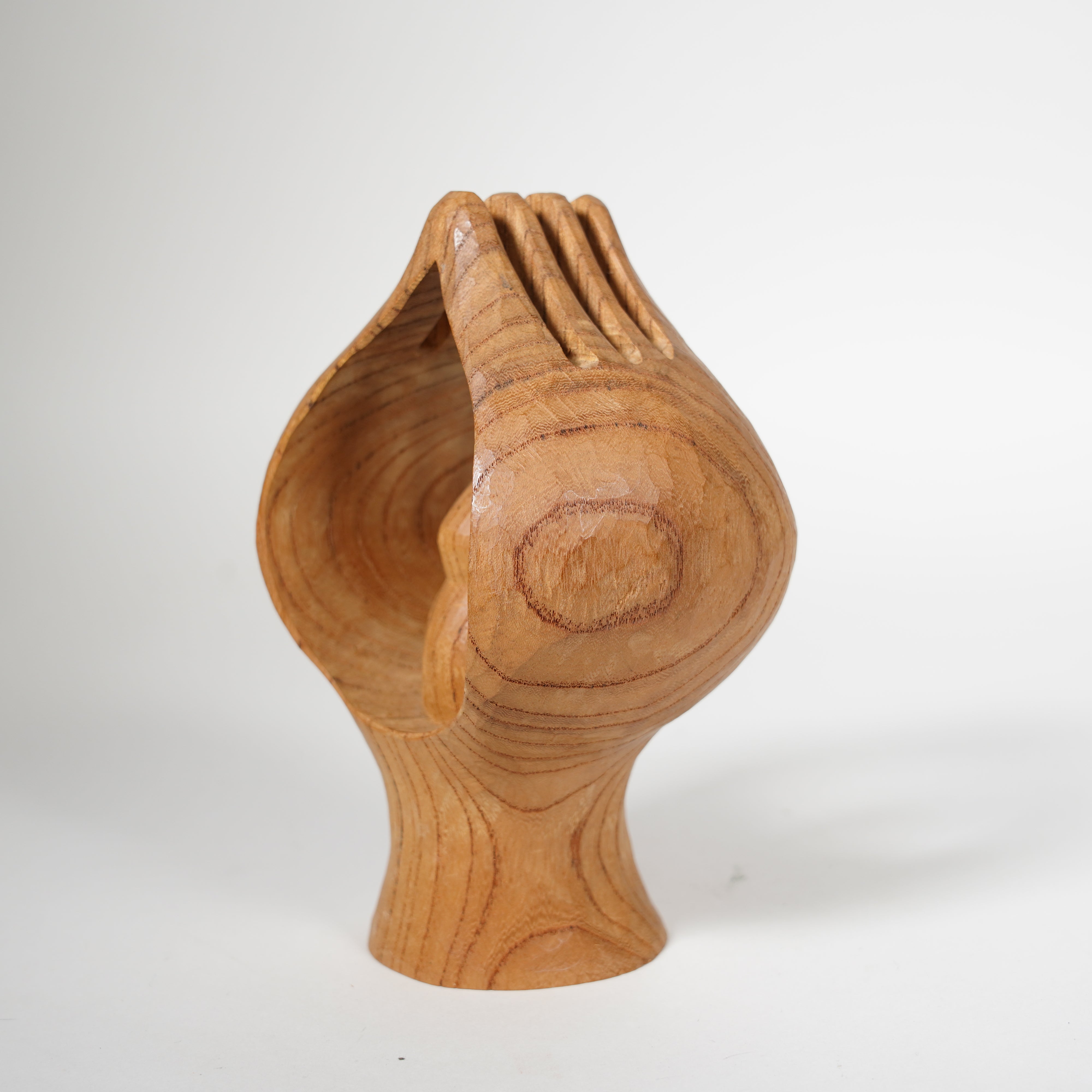 Holzschnitzerei / Kokoro / Zelkova Holz