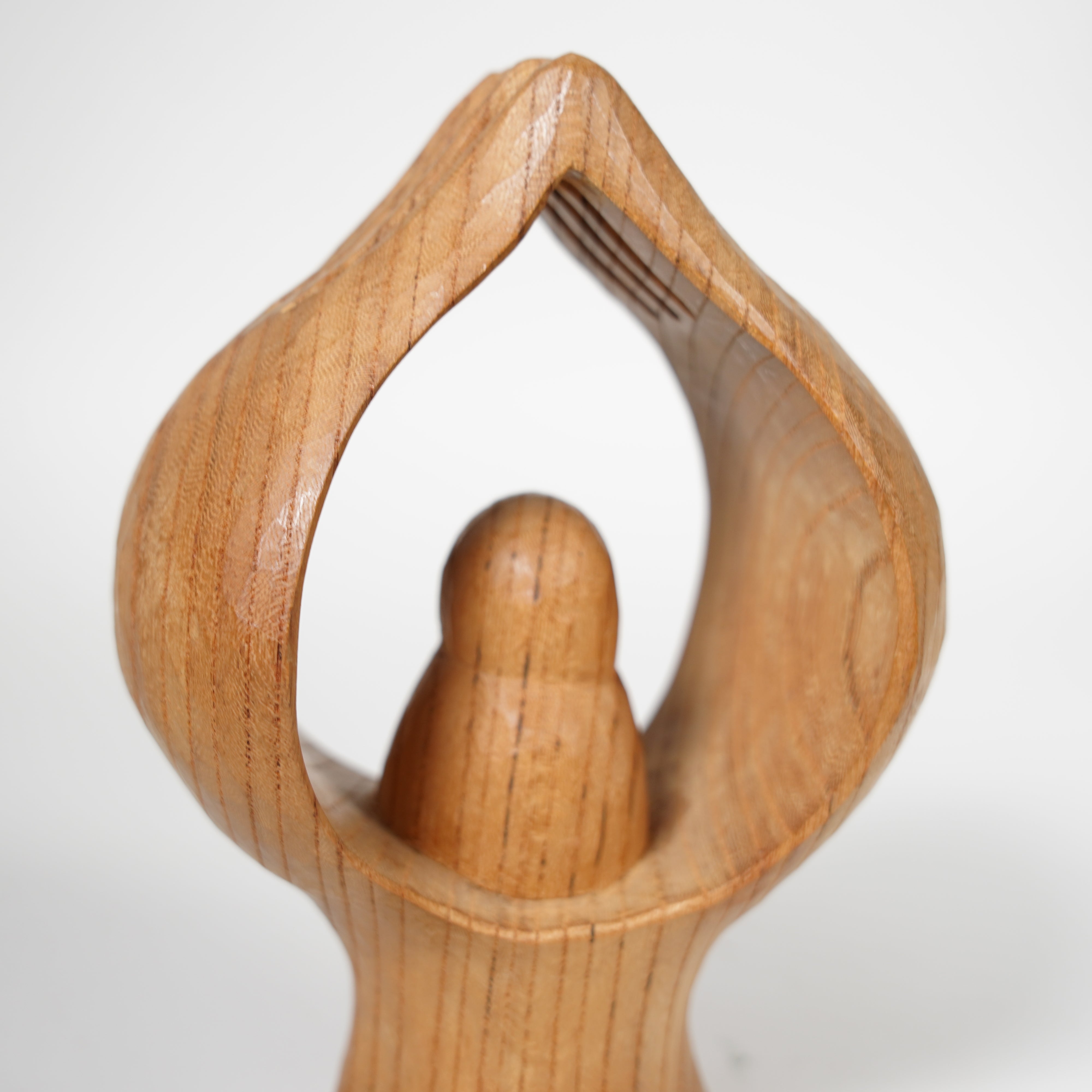 Holzschnitzerei / Kokoro / Zelkova Holz