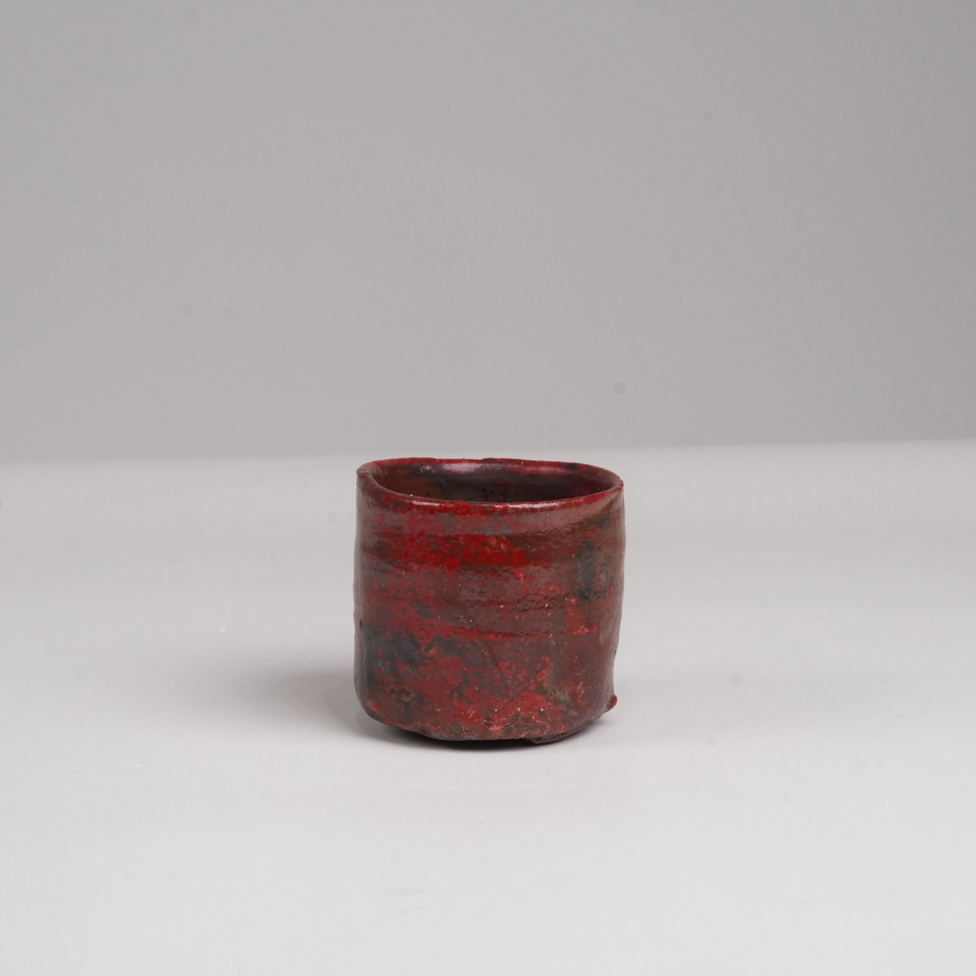Tea Cup / Tanba Ware / Aka-Tanba Red Glaze