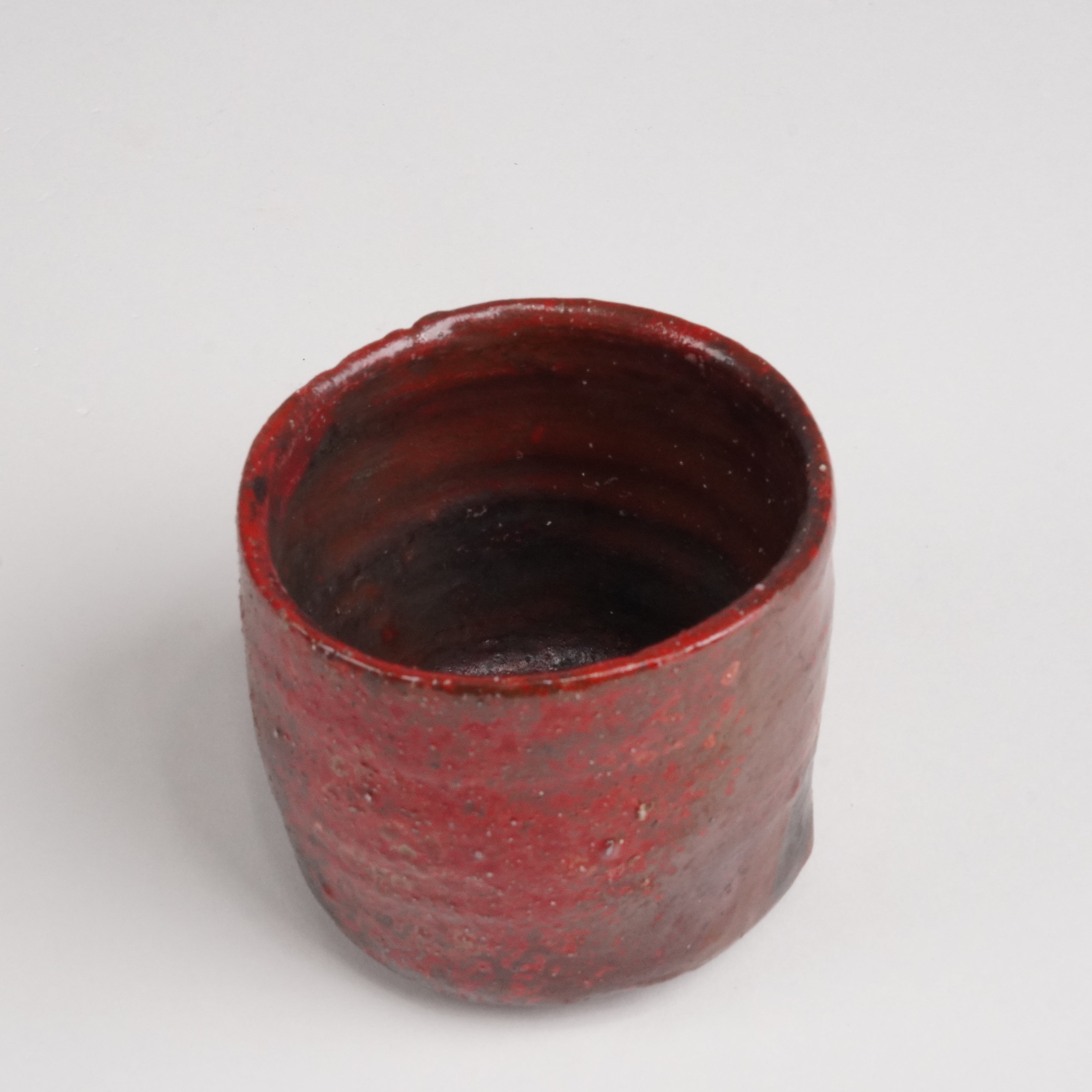 Tea Cup / Tanba Ware / Aka-Tanba Red Glaze