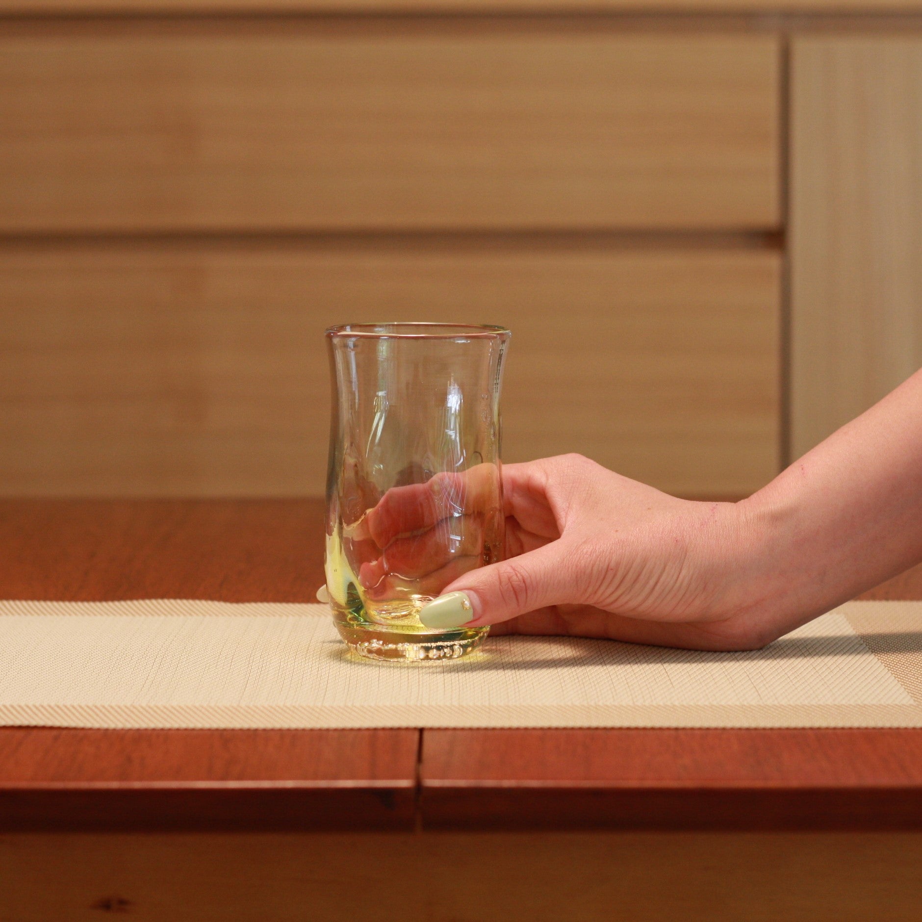 Hizen Vidro / Rainbow Beer Glass / Hand-blown