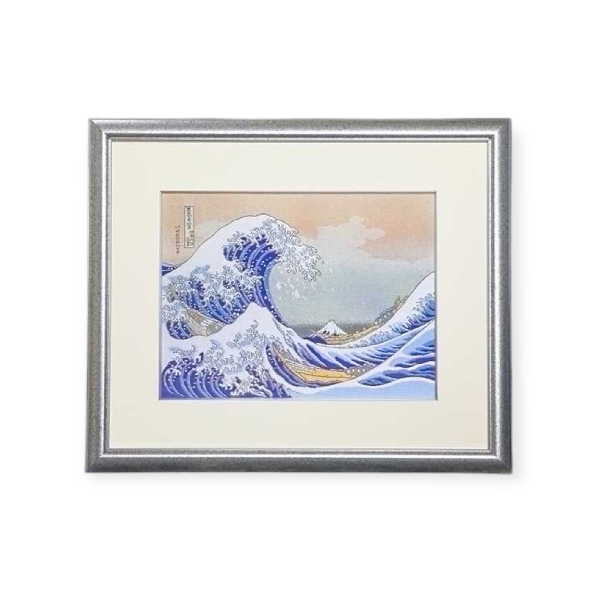 Nishijin Textile Art Panel / The Great Wave