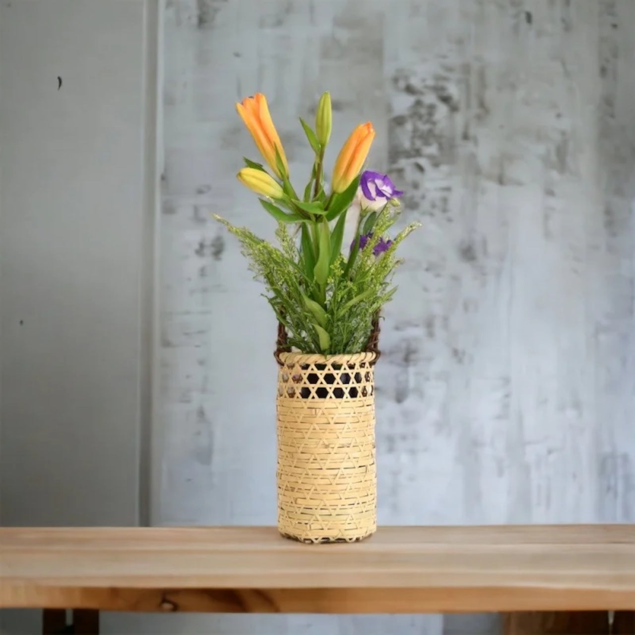 Bambusblume Vase/ Creek