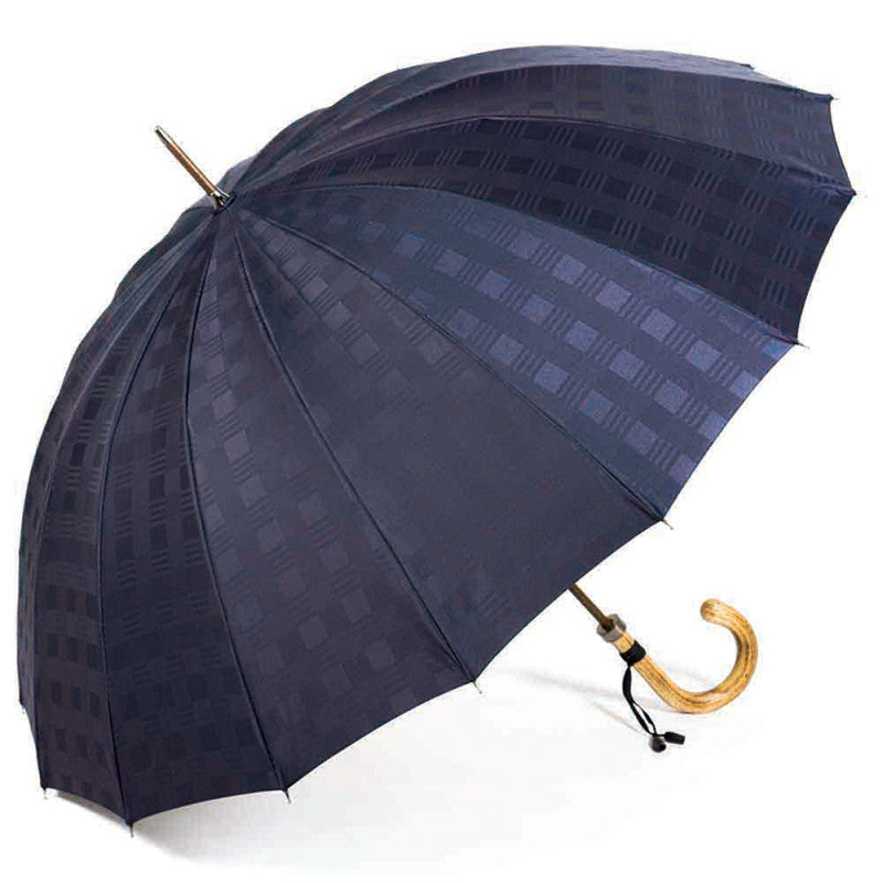 Parapluie de 16 os / carbone / cerisier de longueur d'échecs