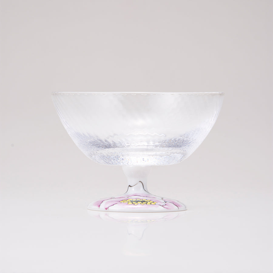 Dessert Glass / Peony / Diagonal