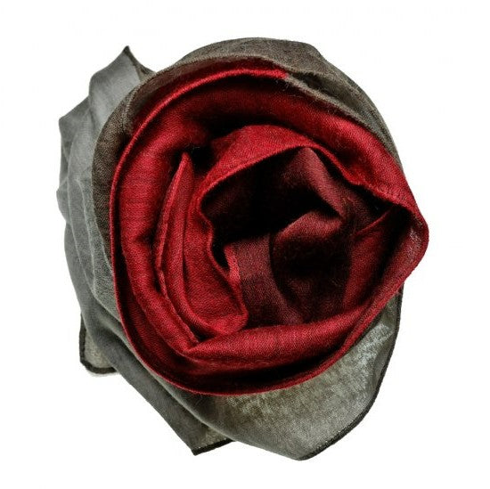 Yasuragi erimaki - rouge × sable beige × vin × brun