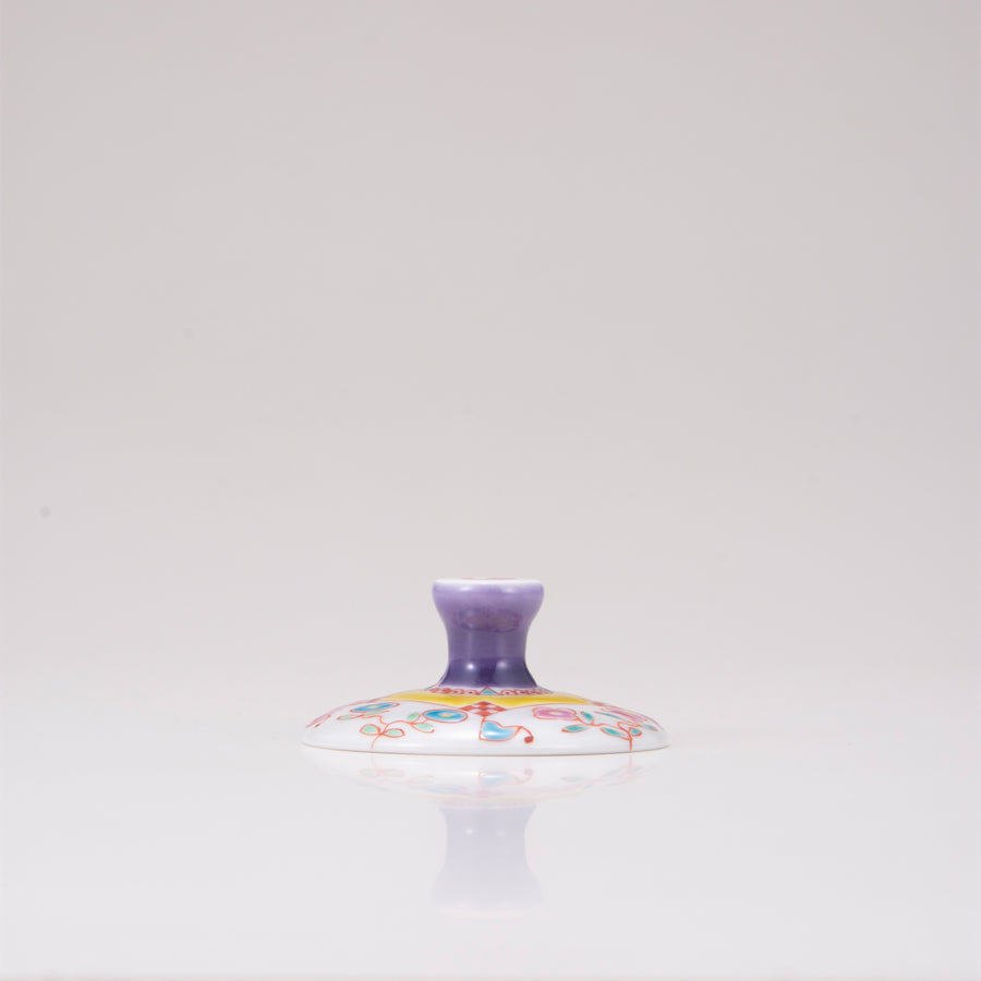 Kutani Japonese Postre Glass / Flower House / Plain