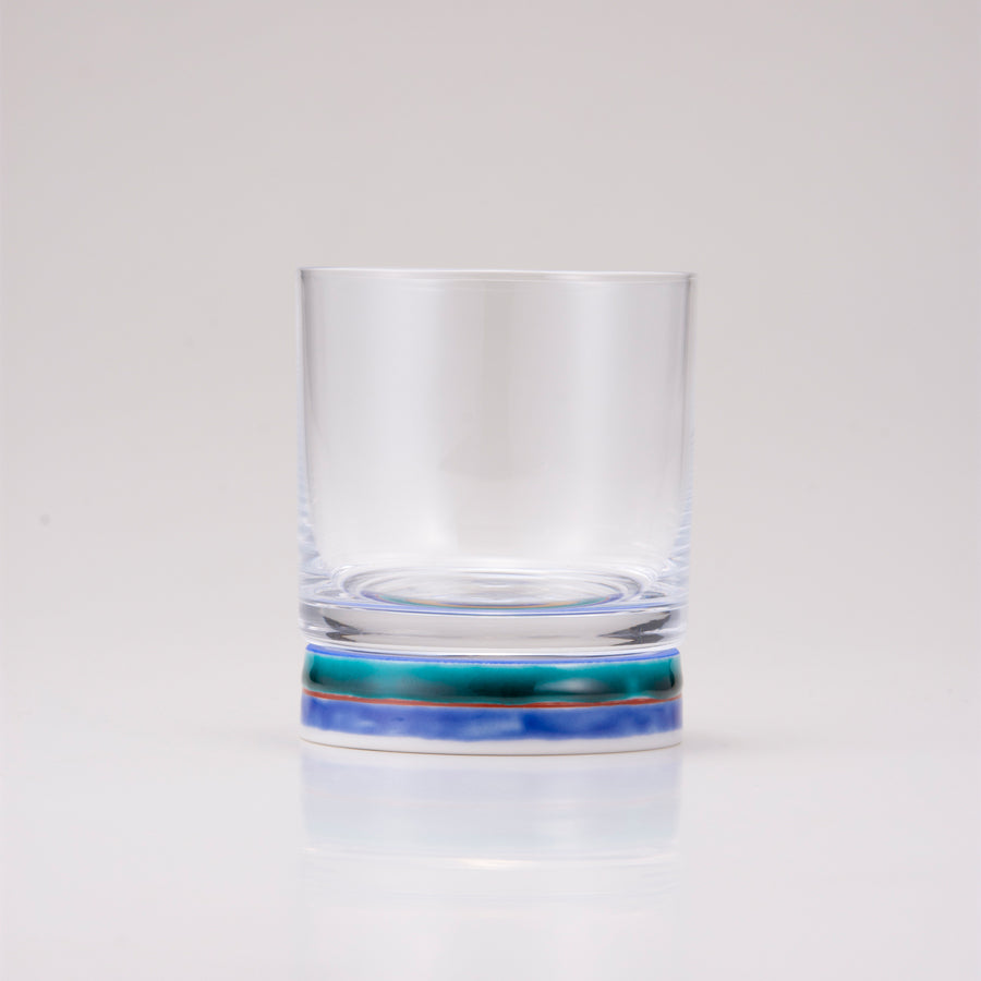 Rock Glass / Blue Spinning Top
