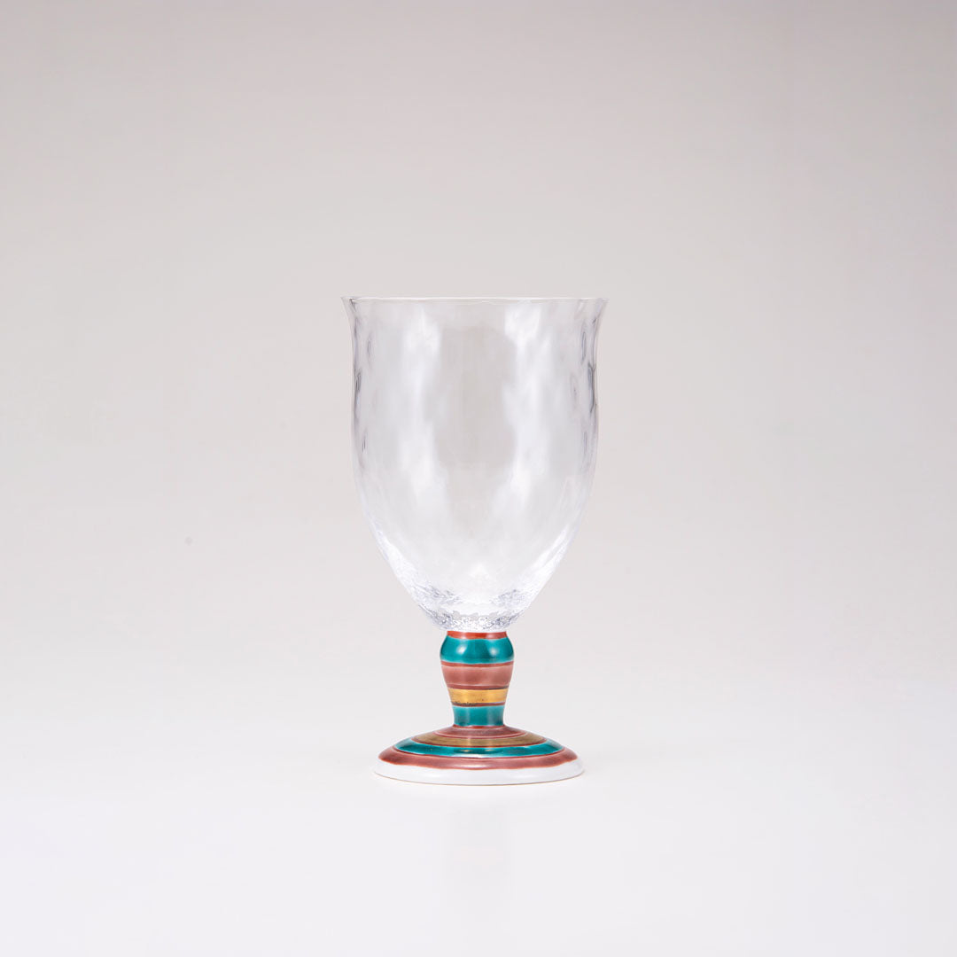 Glass / Red Spinning Top / Plaid