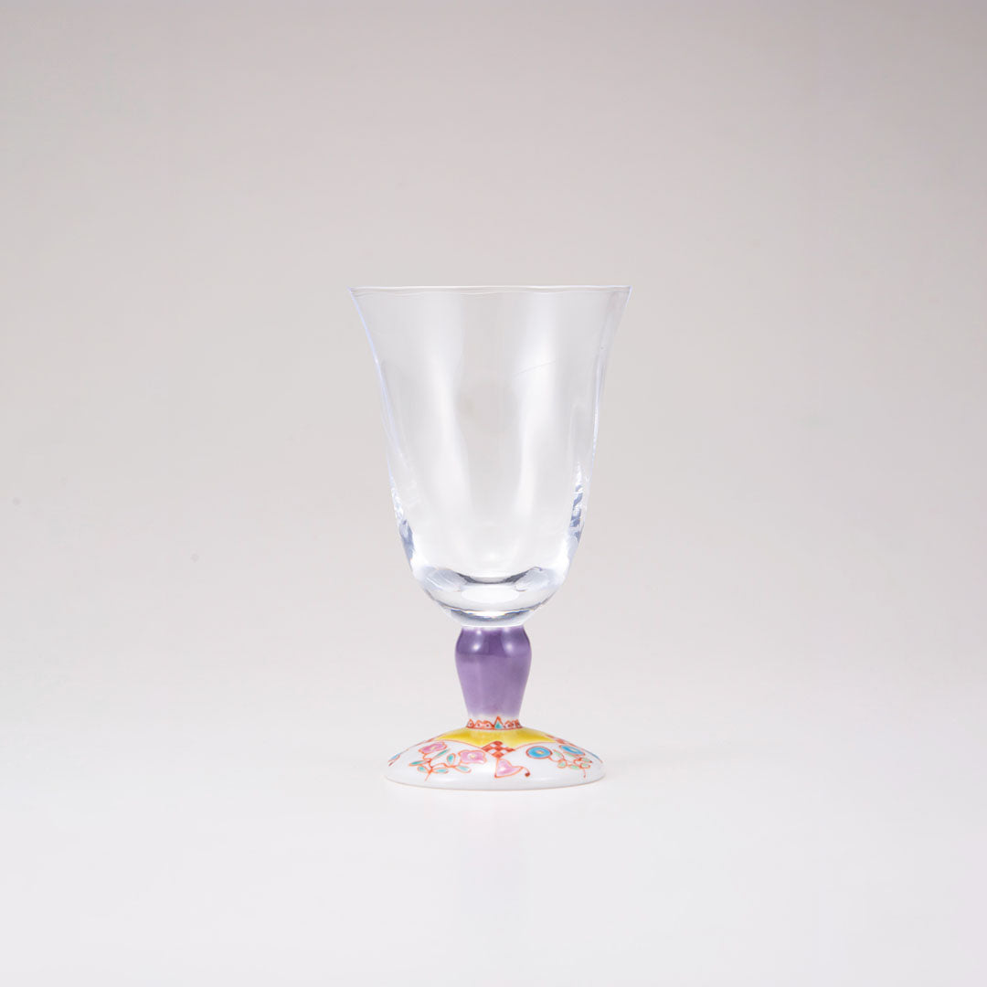 Kutani Japones Glass / Flower House / Tulip