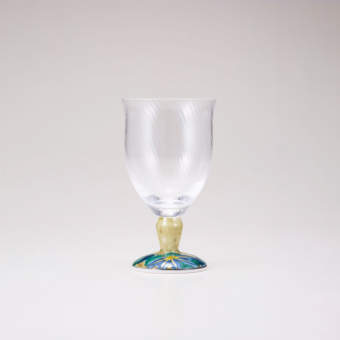 Kutani Japones Glass / Clematis / Diagonal