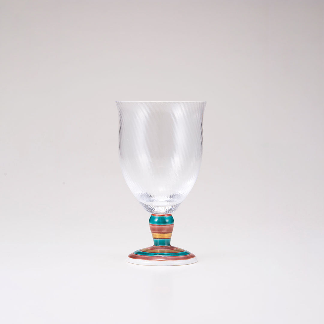 Glass / Red Spinning Top / Diagonal