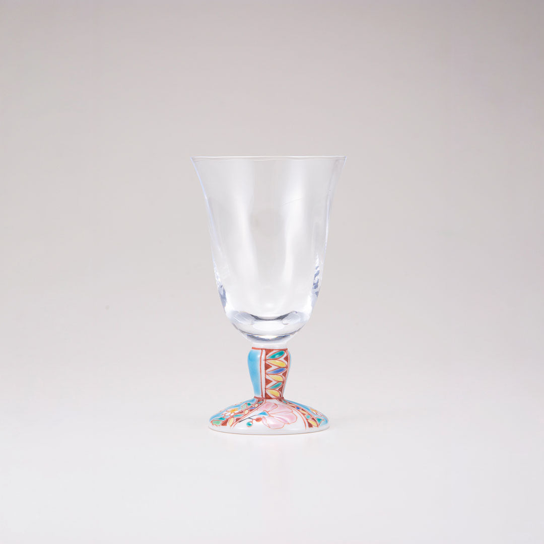 Kutani Japones Glass / Flower Tapestry / Tulip