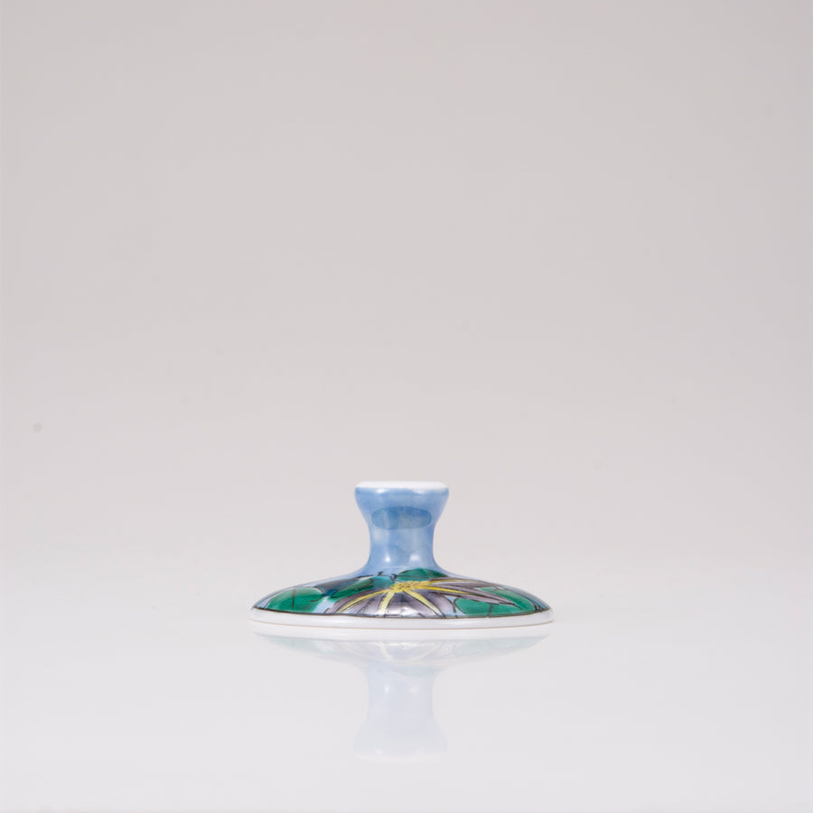 Glasst giapponese di kutani / clematis blu / pianura