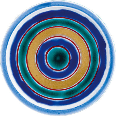 Rock Glass / Blue Spinning Top